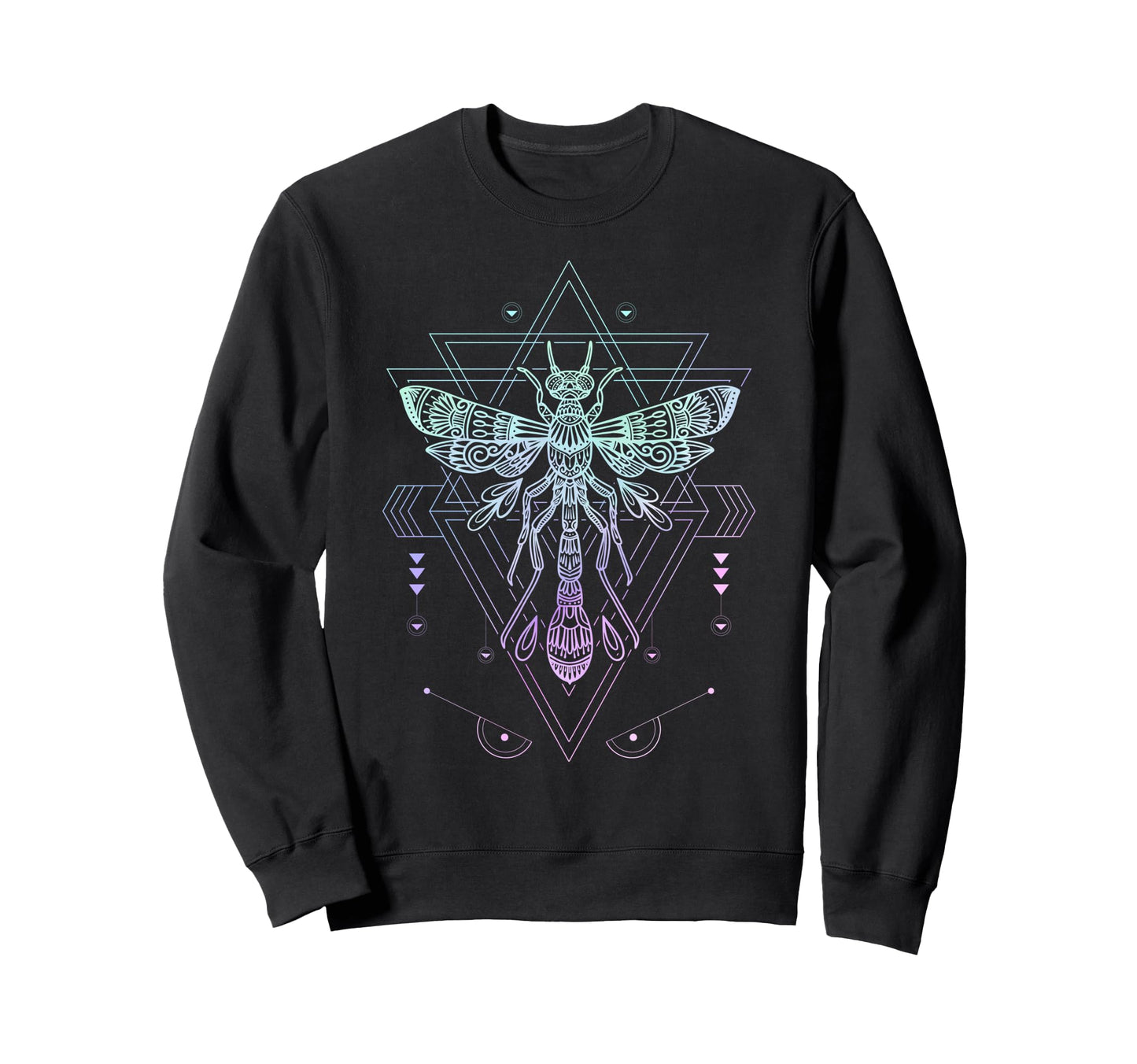 Okkult Dragonfly Emo Vaporwave Sweatshirt - Trendy Graphic for Adults - T-Shirt, Sweatshirt, Hoodie