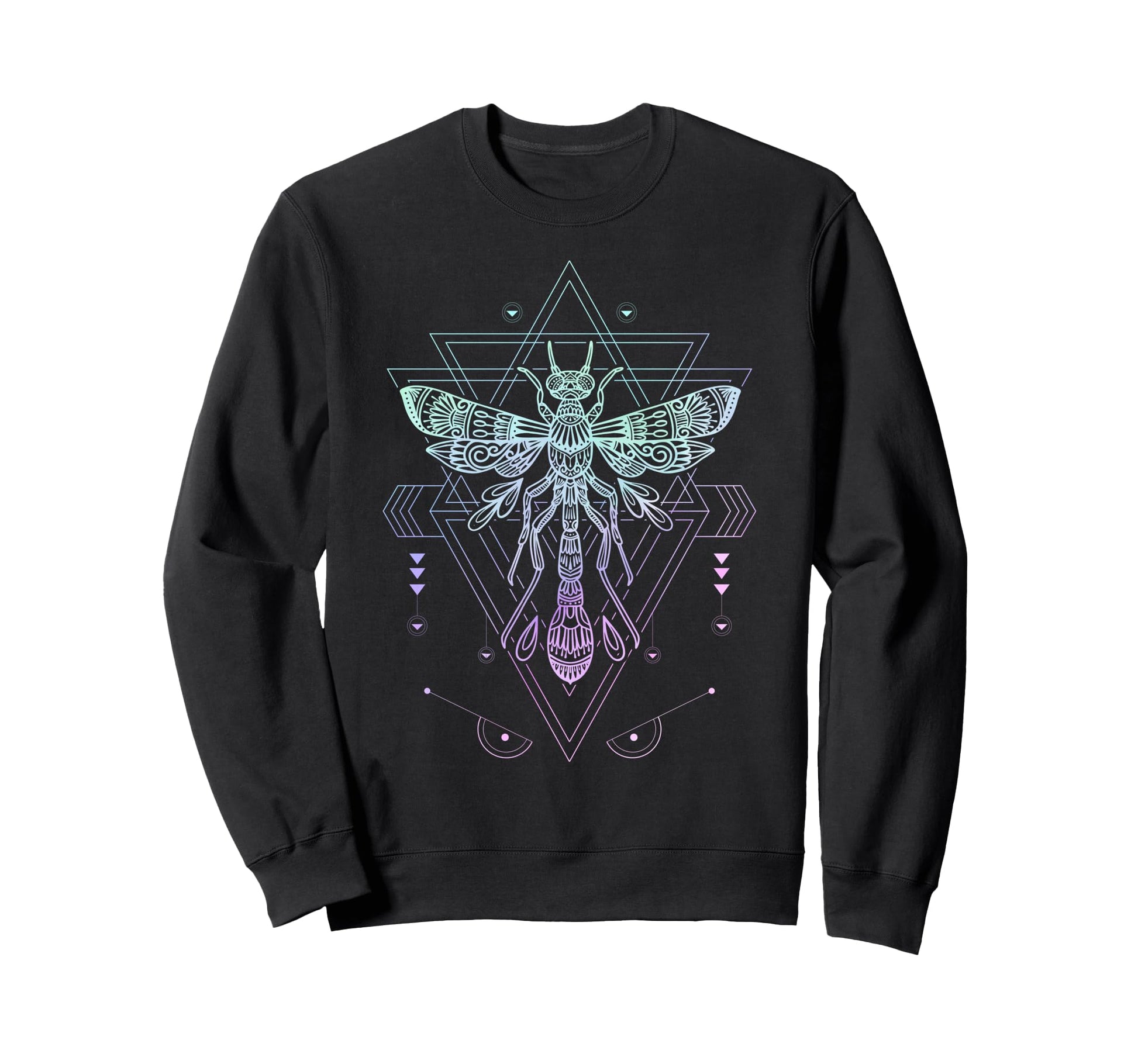 Okkult Dragonfly Emo Vaporwave Sweatshirt - Trendy Graphic for Adults - T-Shirt, Sweatshirt, Hoodie