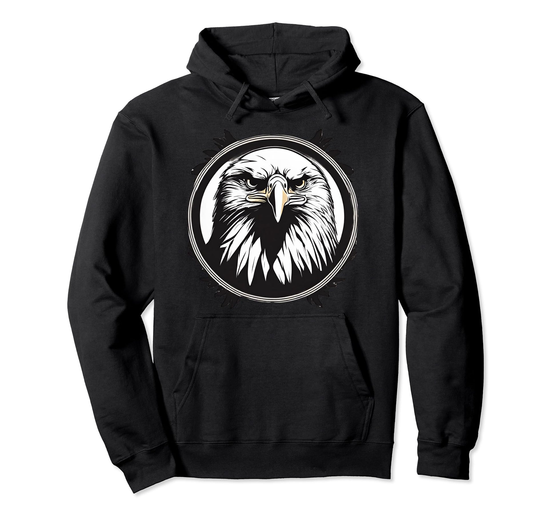 American Bald Eagle Freedom Peace Love Hoodie - Novelty Apparel Men Women - T-Shirt, Sweatshirt, Hoodie
