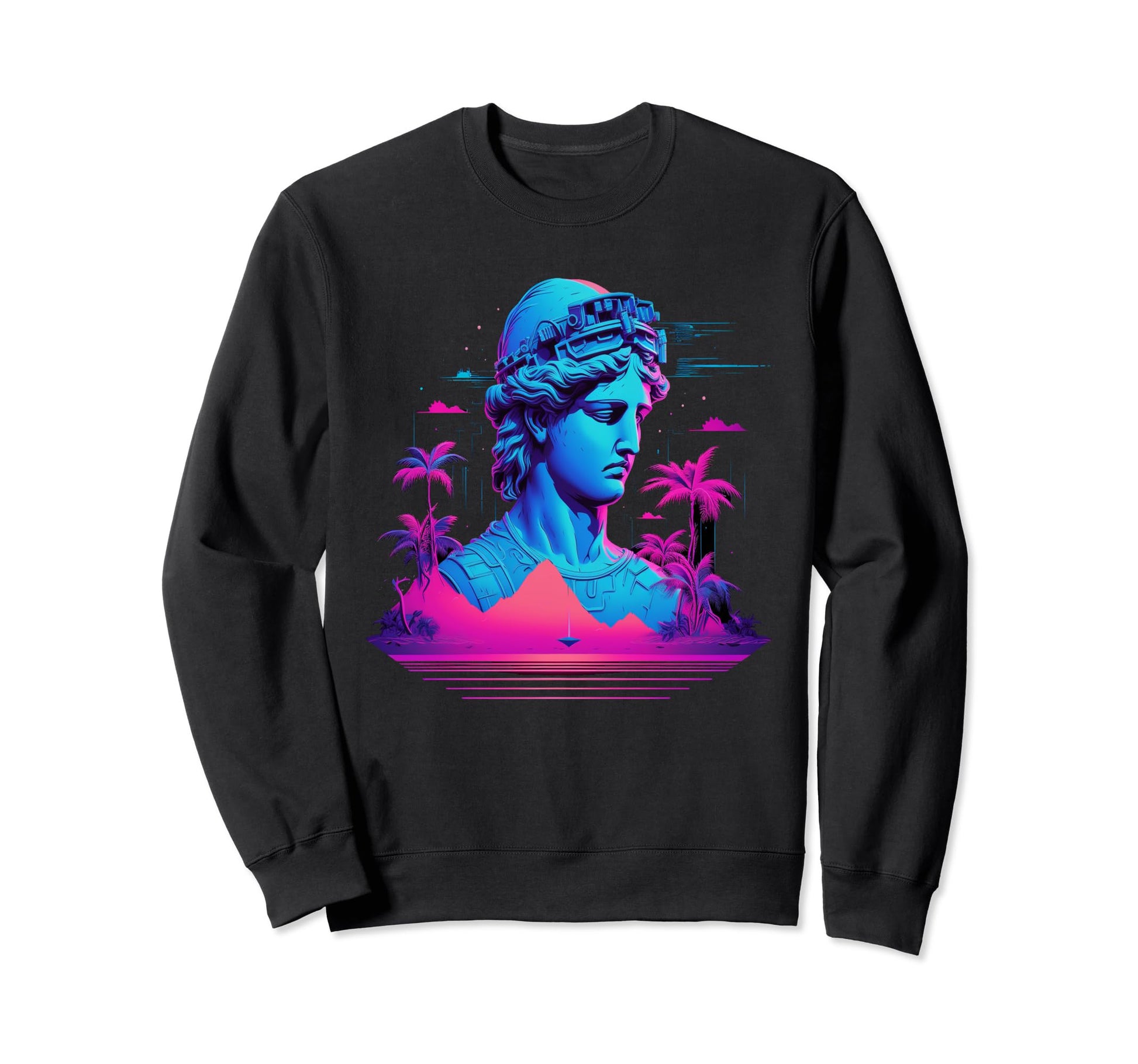 Vaporwave Aesthetic Futuristische Sweatshirt - Trendy Graphic for Adults - T-Shirt, Sweatshirt, Hoodie