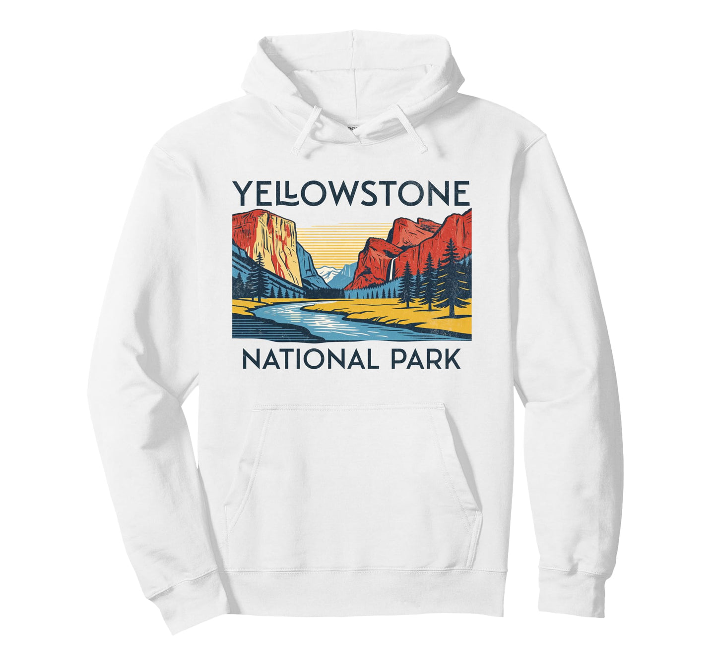 Glacier National Park Wyoming Sweatshirt - Casual Everyday Wear for Adults - T-Shirt, Sweatshirt, Hoodie