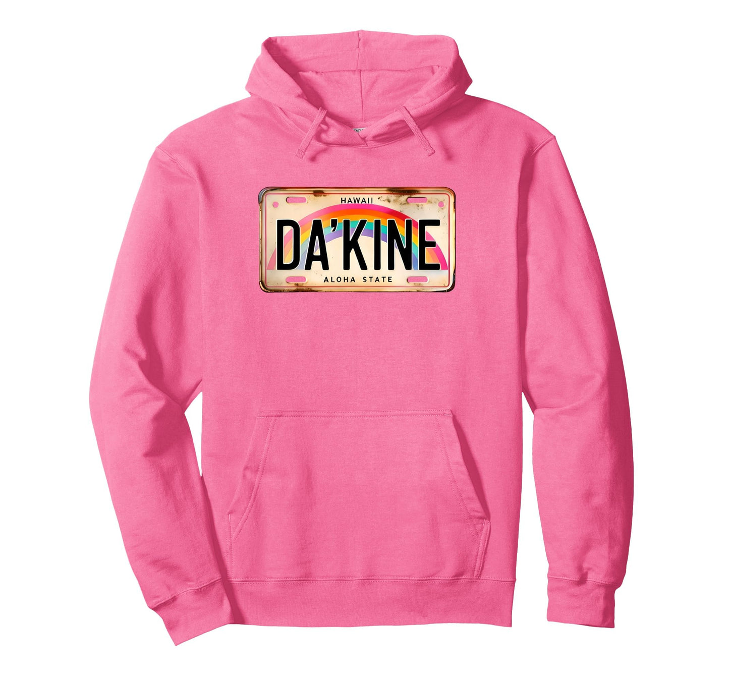 Dakine Hawaiian Pidgin Hawaii License Hoodie - Novelty Apparel Men Women - T-Shirt, Sweatshirt, Hoodie