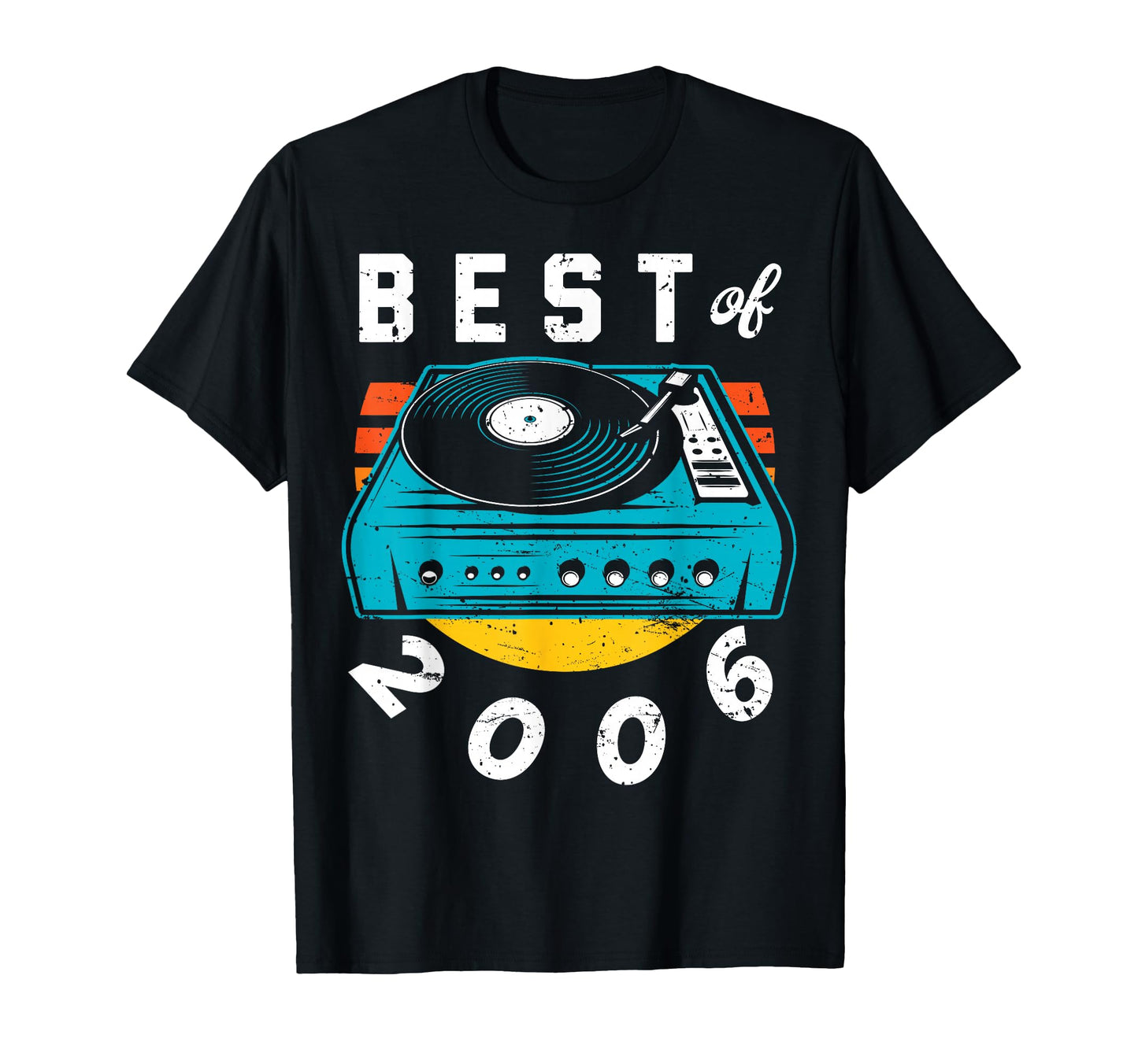 Best 2006 Vinyl Record 20 Birthday T-Shirt - Minimalist Print for Adults - T-Shirt, Sweatshirt, Hoodie