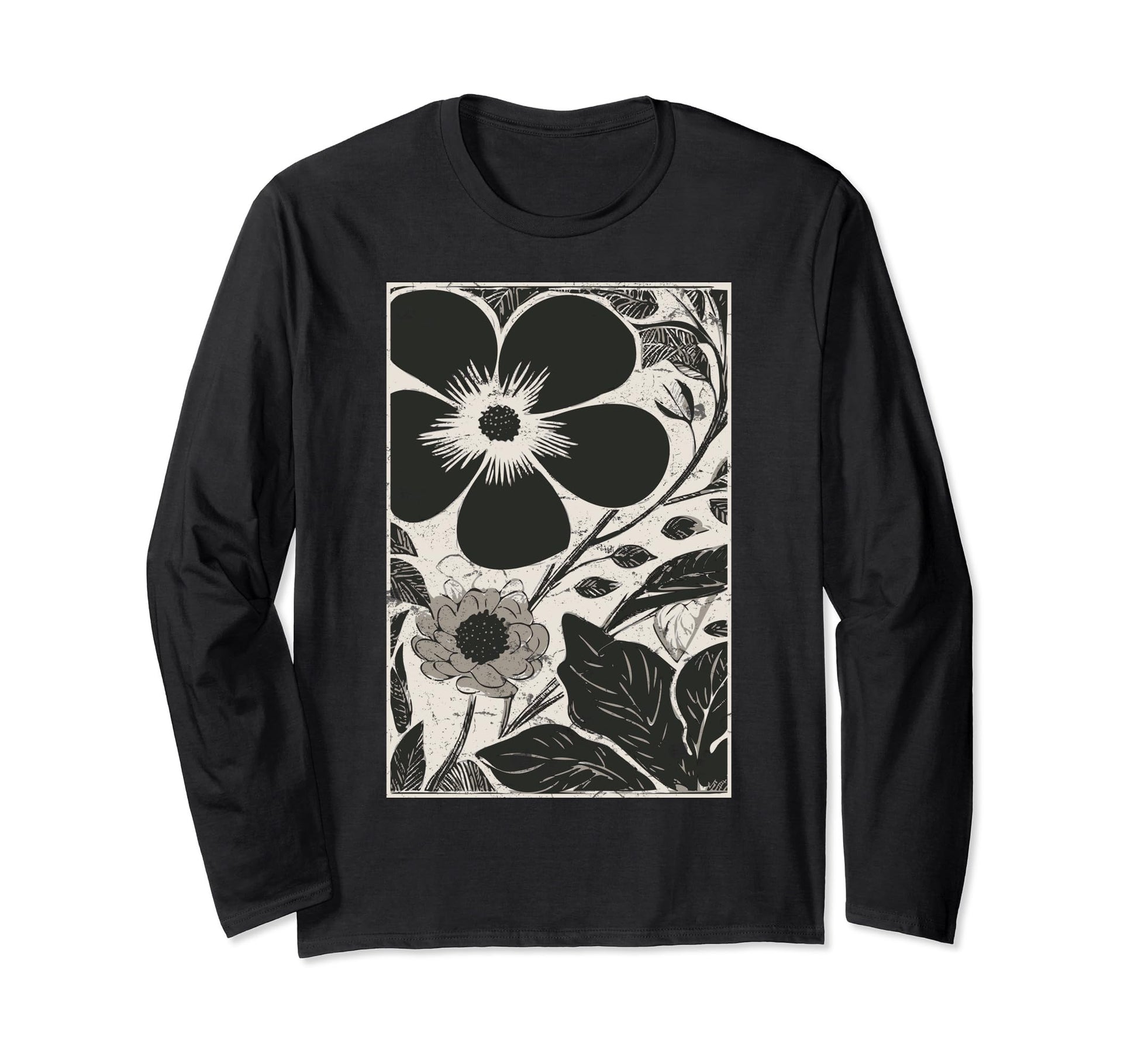 Bohobloom Vibe Boho Art Floral Hoodie - Graphic Print for Adults - T-Shirt, Sweatshirt, Hoodie