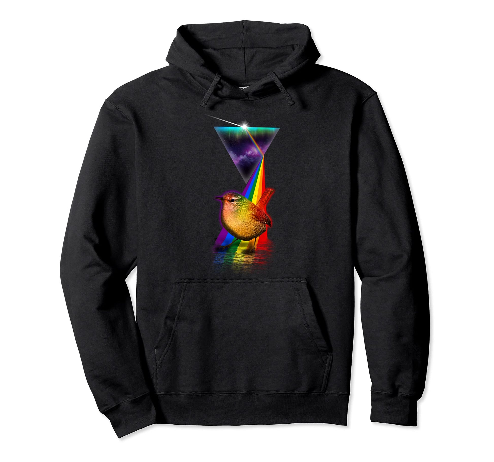 Prism Wren Hoodie - Fun Novelty Design Unisex - T-Shirt, Sweatshirt, Hoodie