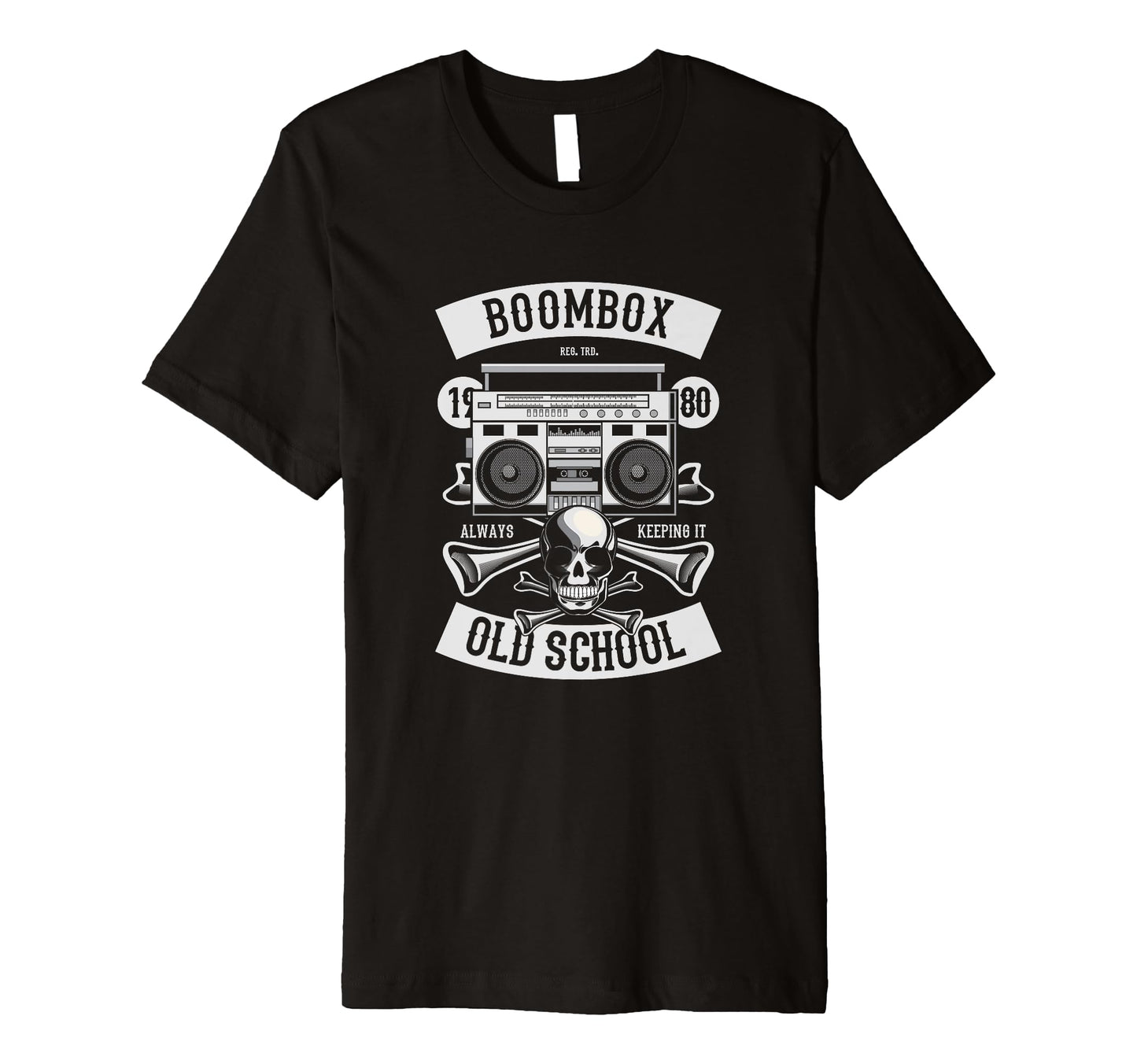 Old School Boombox Old School T-Shirt - Aesthetic Graphic for Adults - T-Shirt, Sweatshirt, Hoodie