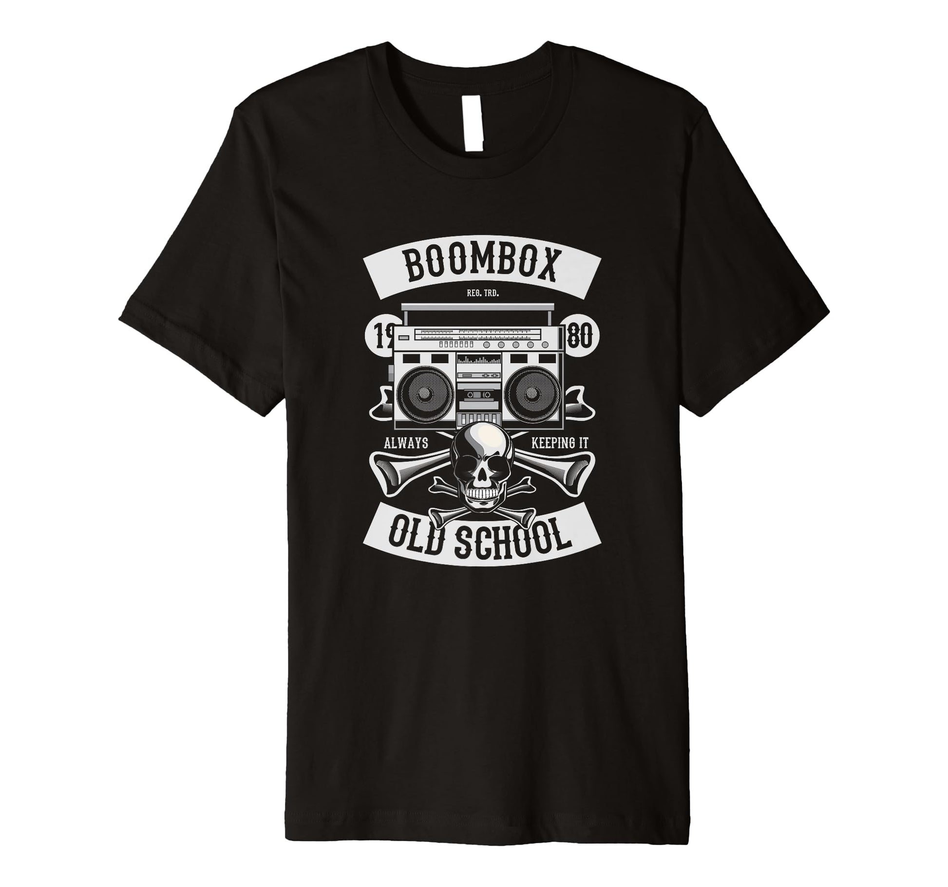 Old School Boombox Old School T-Shirt - Aesthetic Graphic for Adults - T-Shirt, Sweatshirt, Hoodie