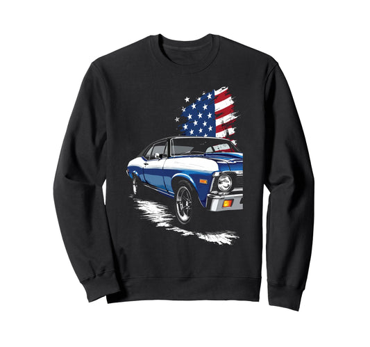 1969 69 Nova Ss American Sweatshirt - Custom Art Print for Adults - T-Shirt, Sweatshirt, Hoodie