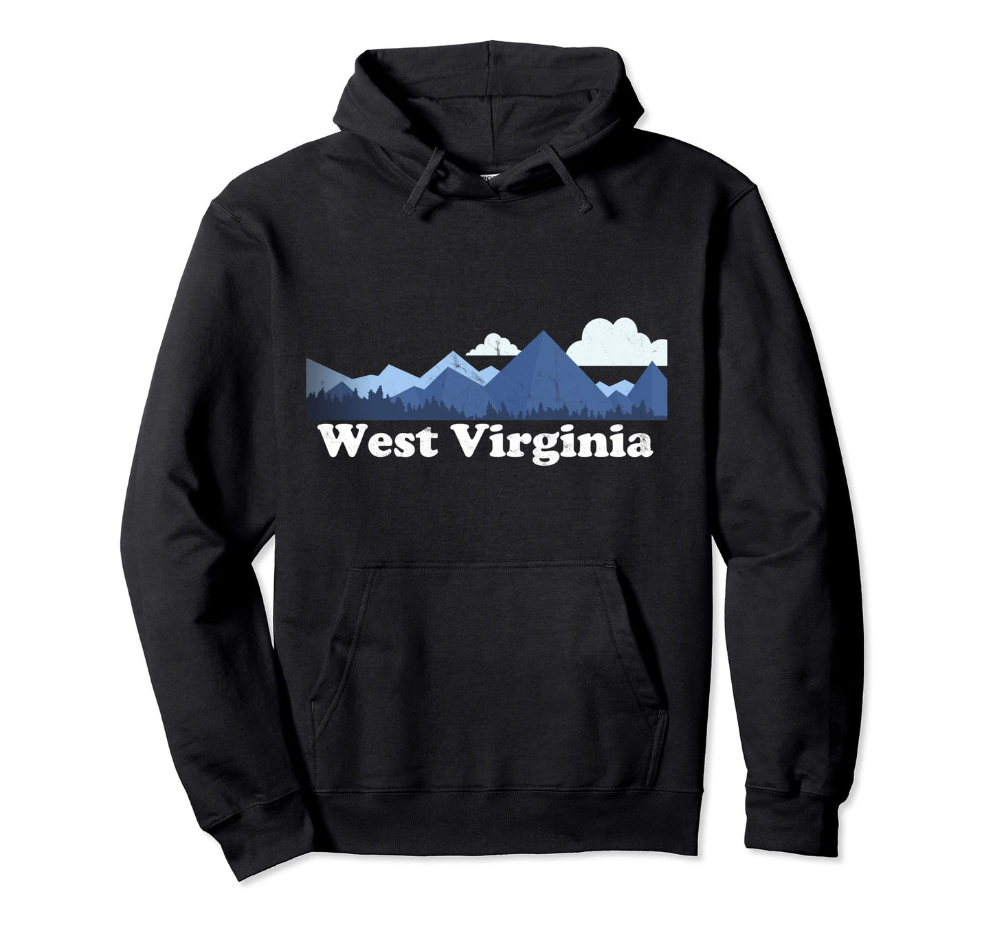 West Virginia Allegheny Mountains Wv Hoodie - Custom Art Print for Adults - T-Shirt, Sweatshirt, Hoodie