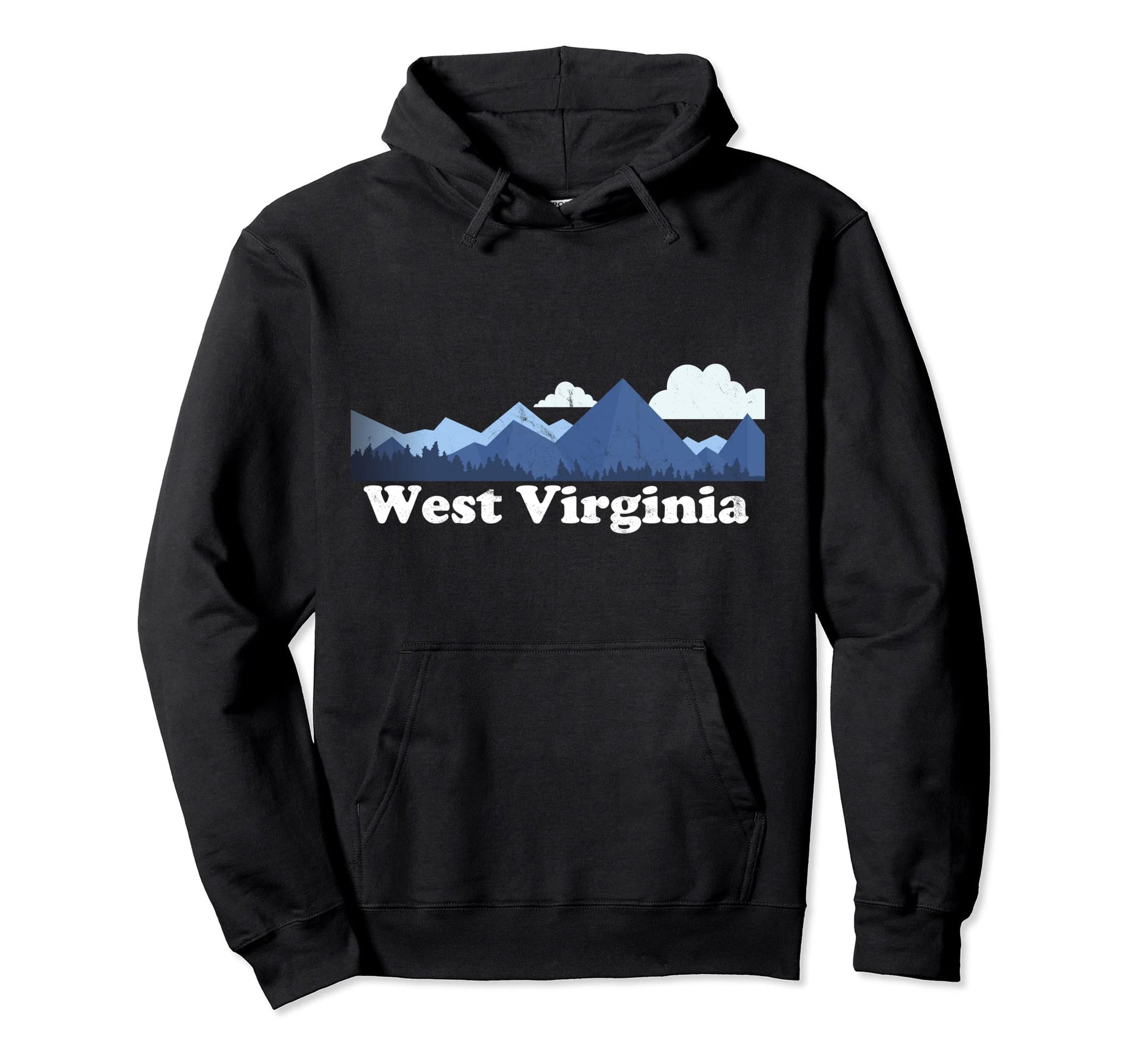West Virginia Allegheny Mountains Wv Hoodie - Custom Art Print for Adults - T-Shirt, Sweatshirt, Hoodie