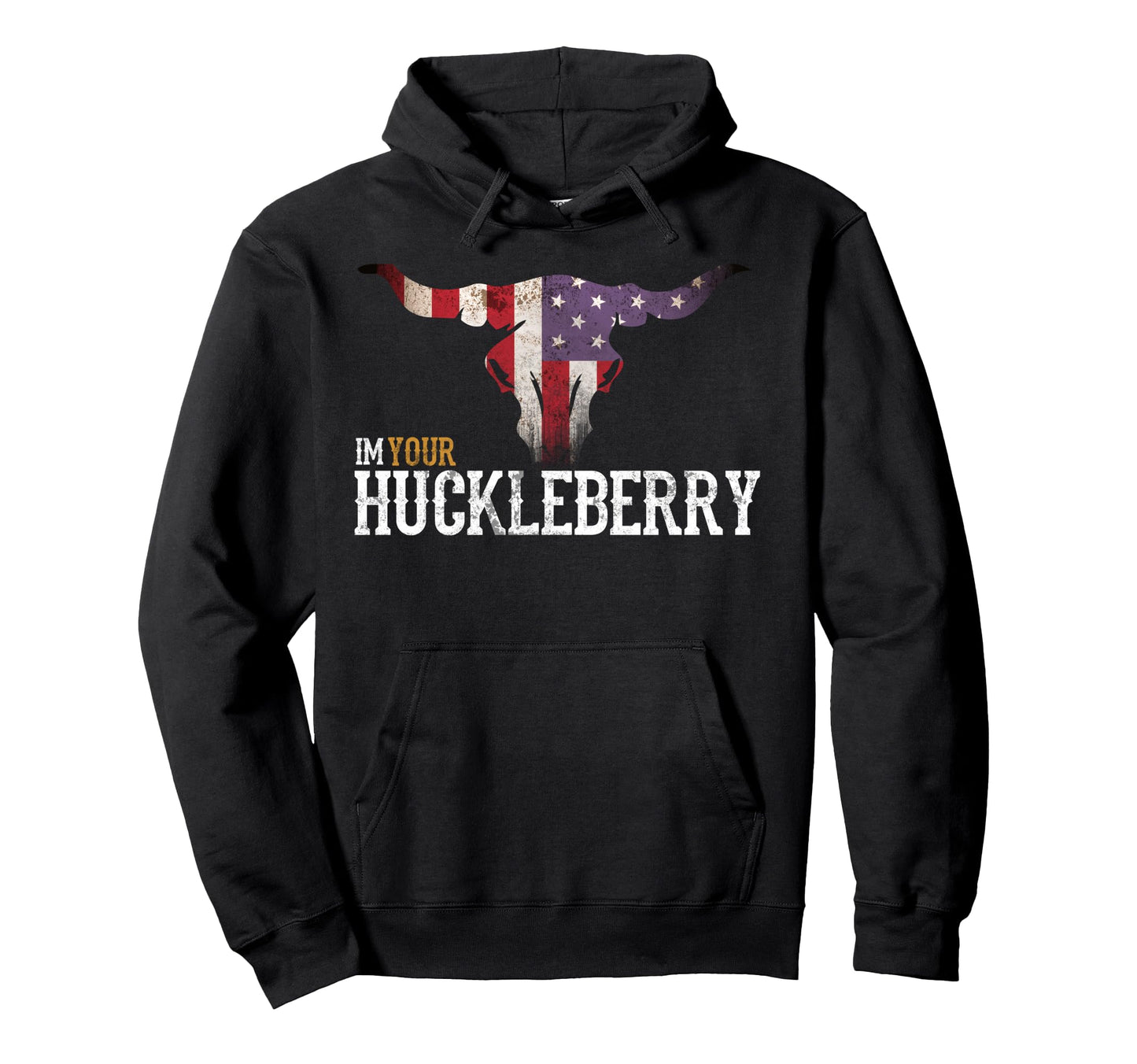 Im Your Huckleberry Bull Western Movie Hoodie - Custom Art Print Men Women - T-Shirt, Sweatshirt, Hoodie