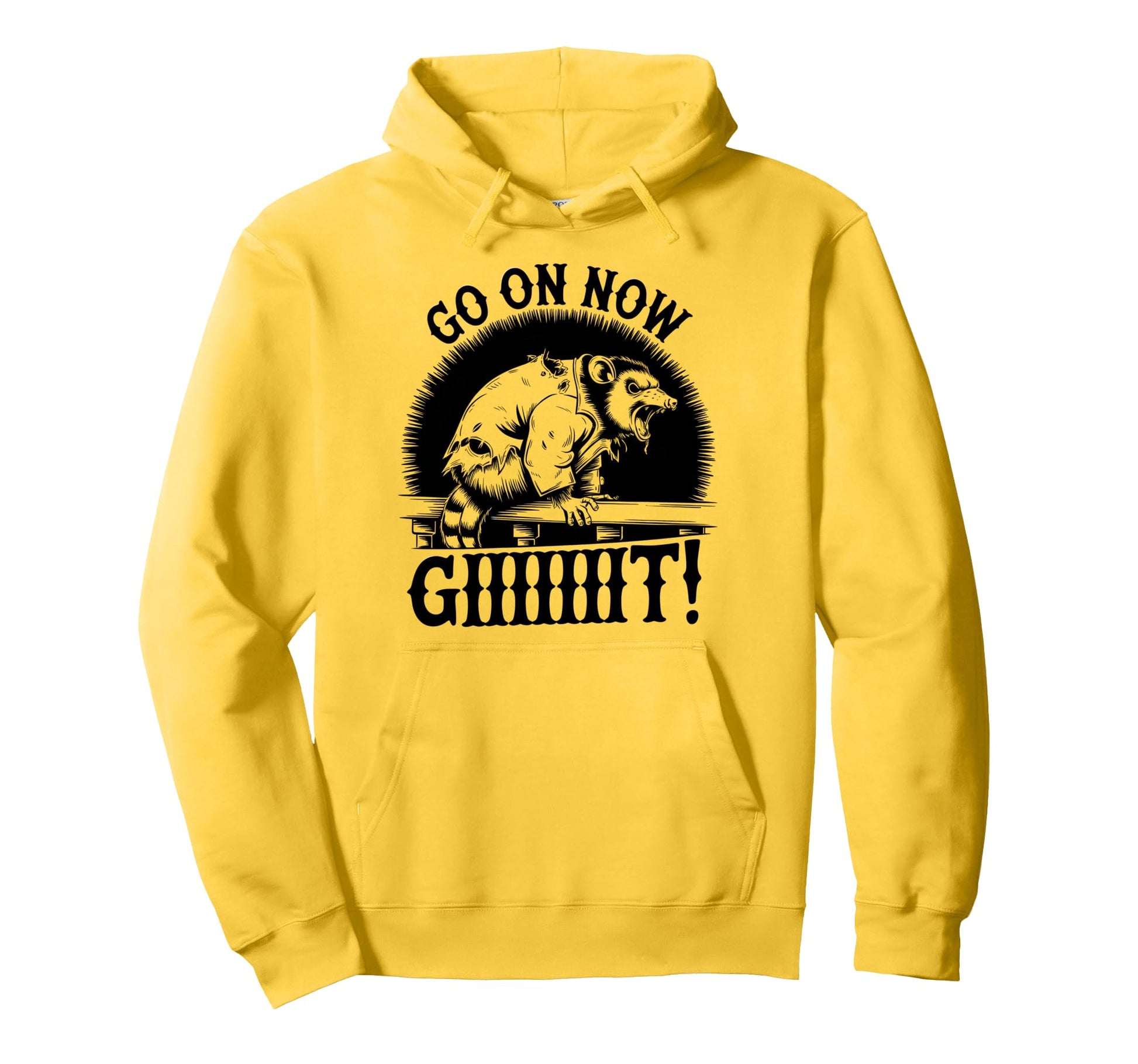 Go Now Git Cowboy Opossum Country Hoodie - Streetwear Style Men Women - T-Shirt, Sweatshirt, Hoodie