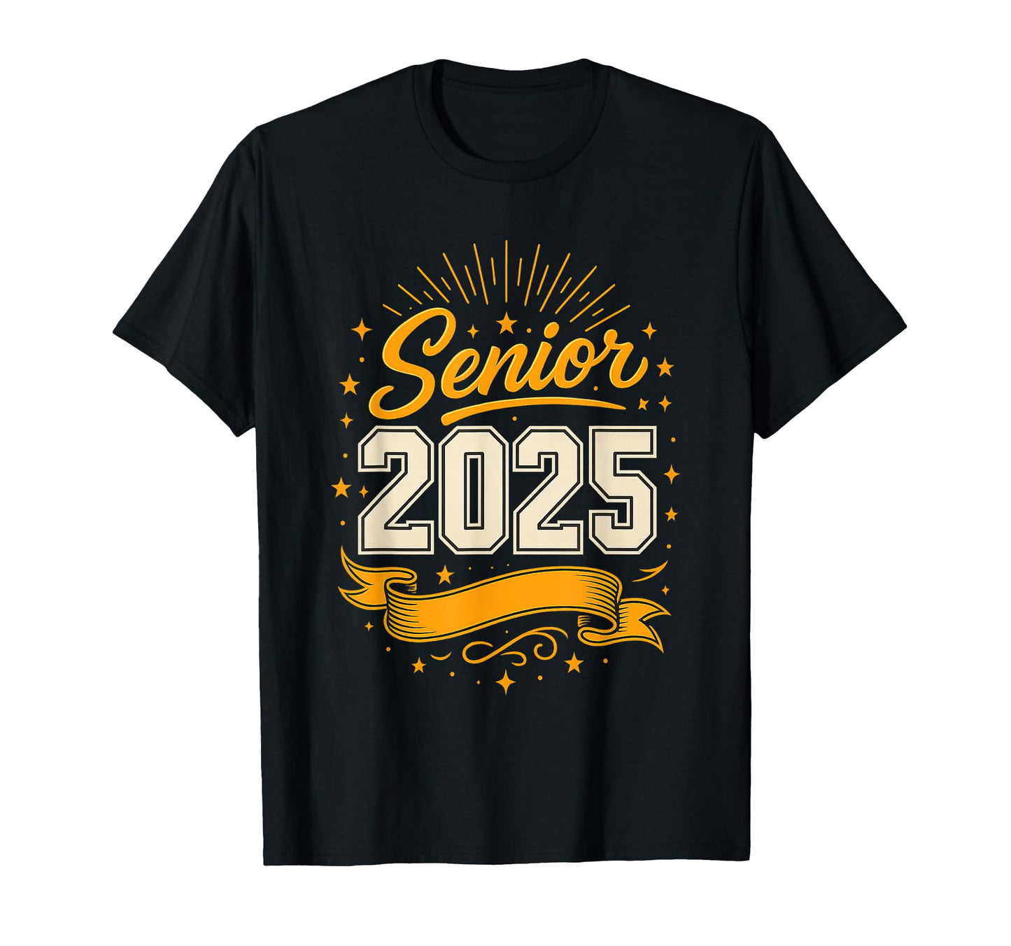 Senior 2025 Graduation Typography T-Shirt - Aesthetic Graphic Unisex - T-Shirt, Sweatshirt, Hoodie