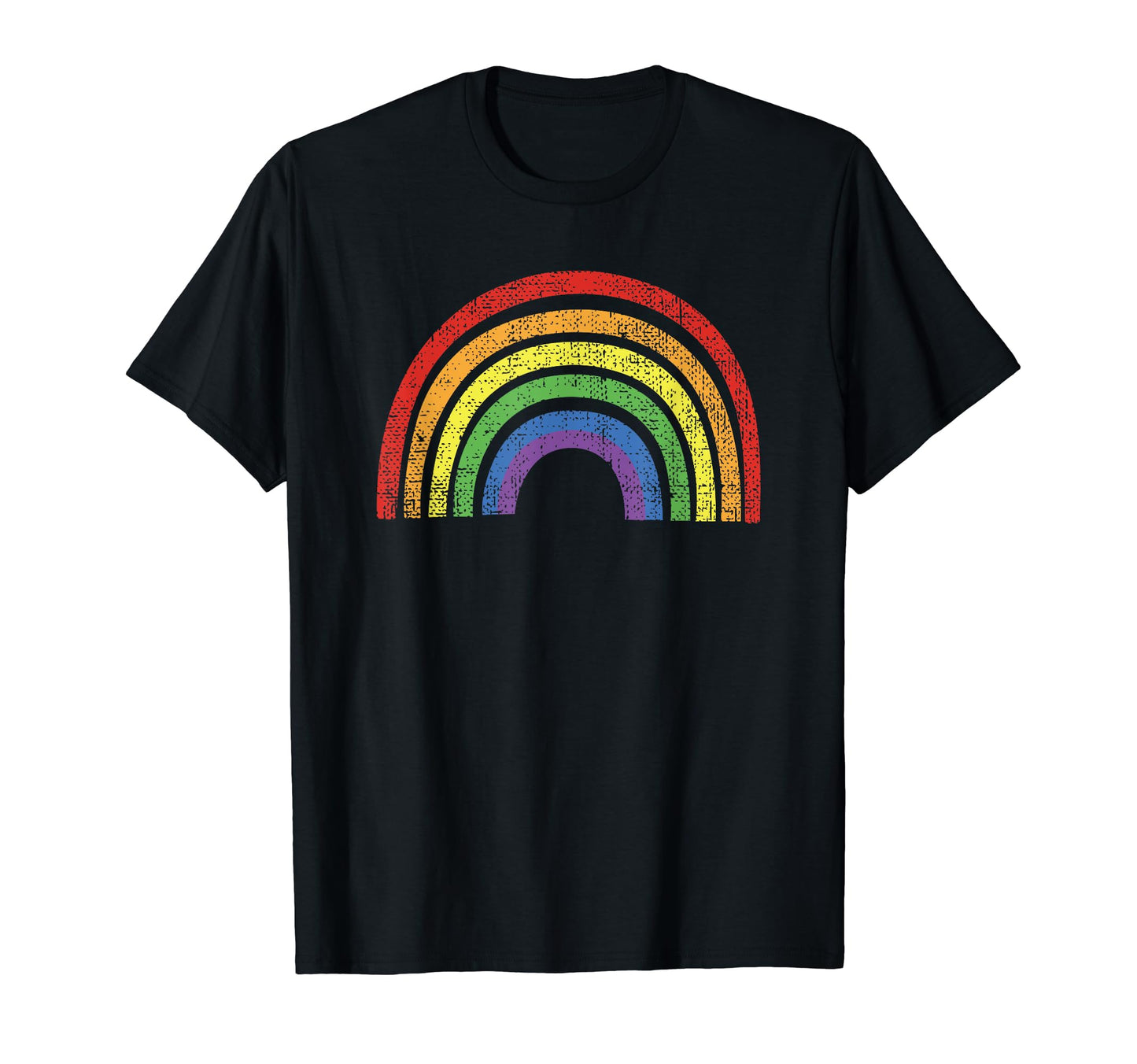 Gay Pride Lgbtq Rainbow T-Shirt - Minimalist Print for Adults - T-Shirt, Sweatshirt, Hoodie