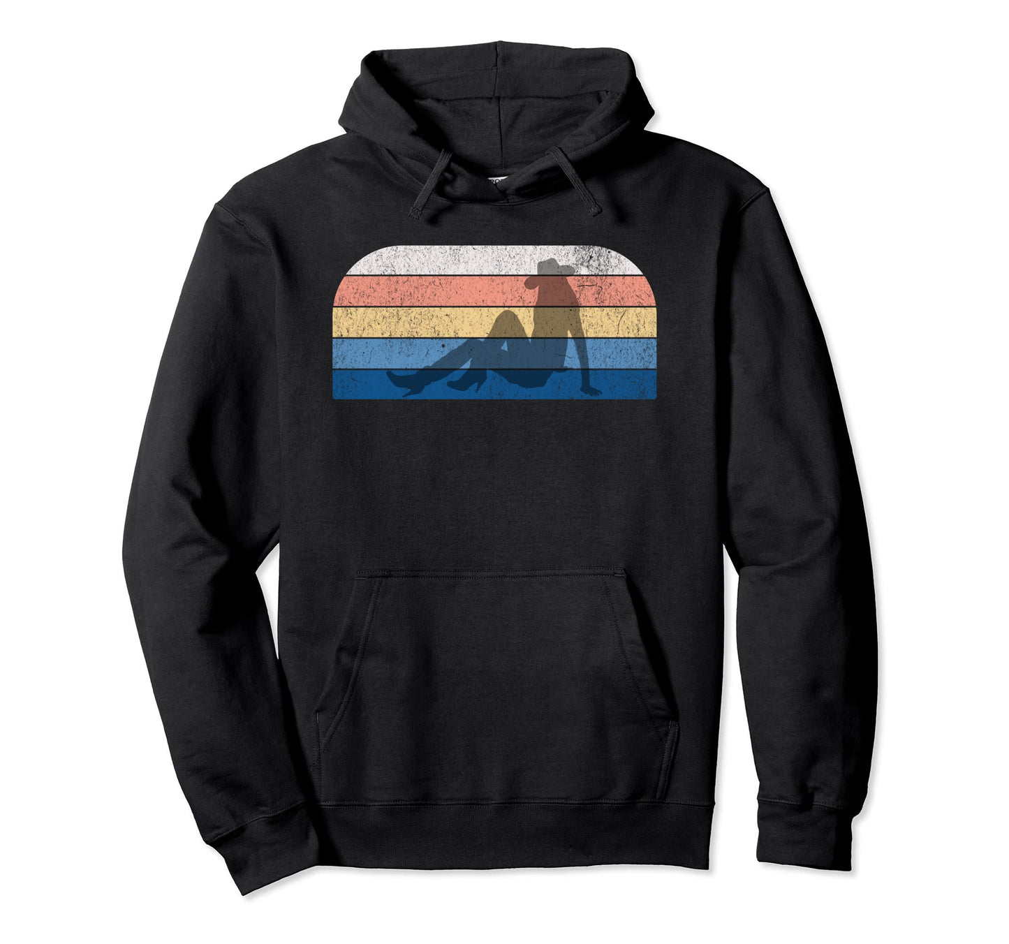 Cowboys Cowgirl Rainbow Rodeo Days Hoodie - Fun Novelty Design Unisex - T-Shirt, Sweatshirt, Hoodie