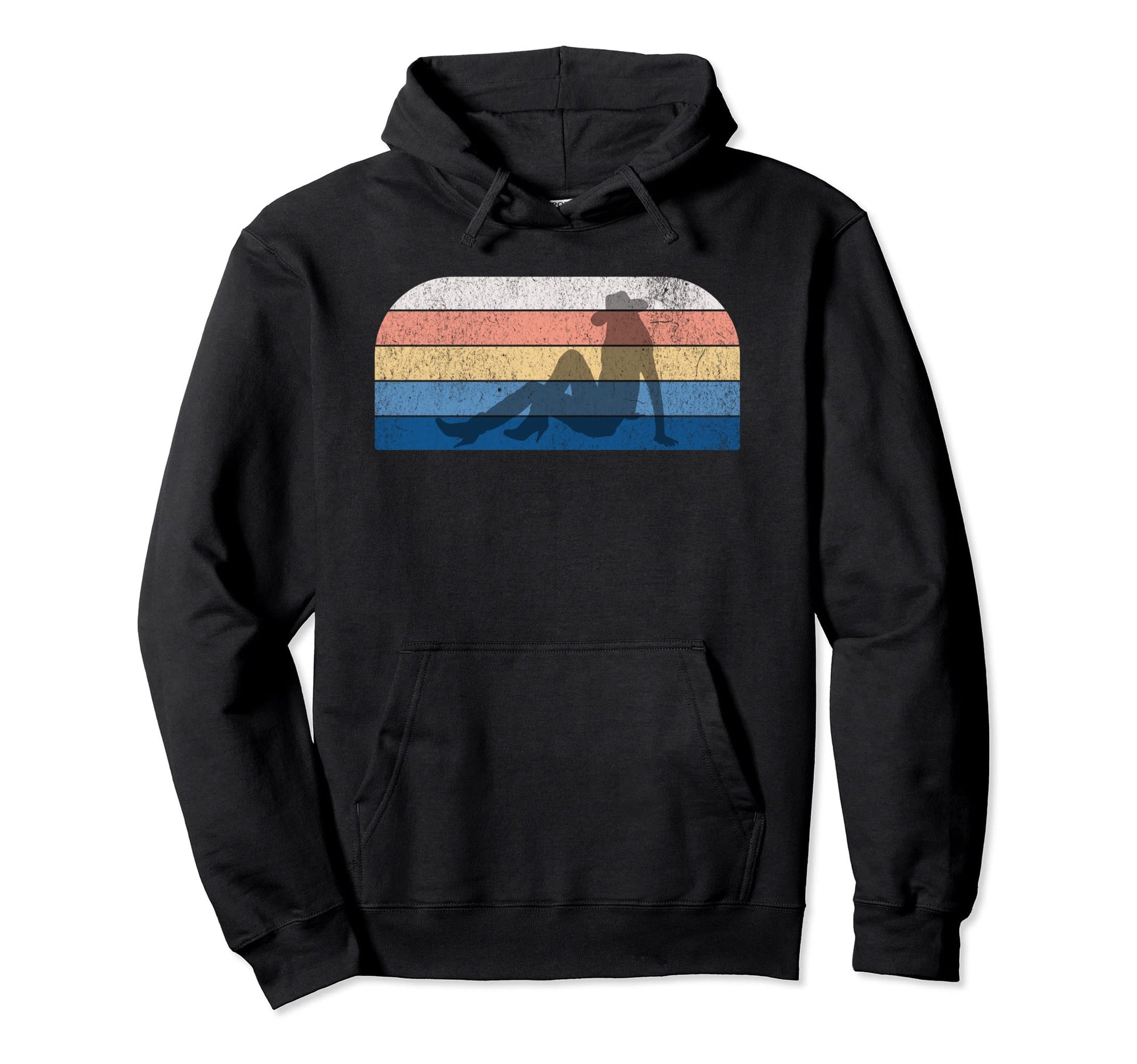Cowboys Cowgirl Rainbow Rodeo Days Hoodie - Fun Novelty Design Unisex - T-Shirt, Sweatshirt, Hoodie
