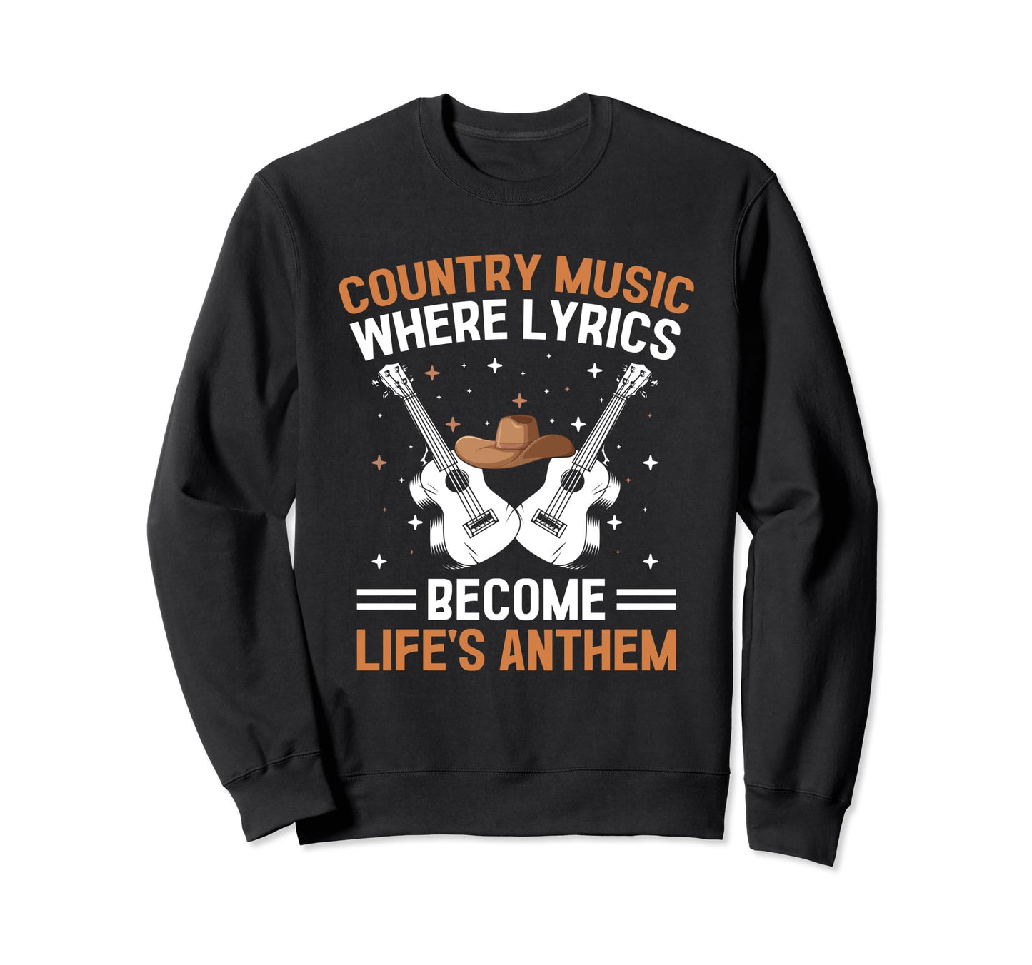 County Music Music Lover Western Sweatshirt - Aesthetic Graphic Unisex - T-Shirt, Sweatshirt, Hoodie