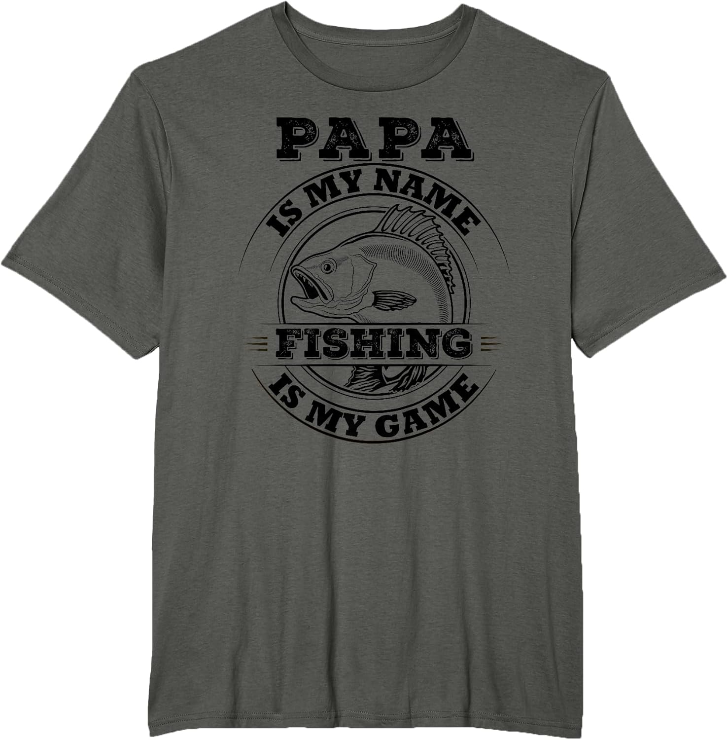 Papa Fishing Angeln ist mein Spiel - Adult & Kids T-Shirts, Sweatshirts & Hoodies apparel design preview 1