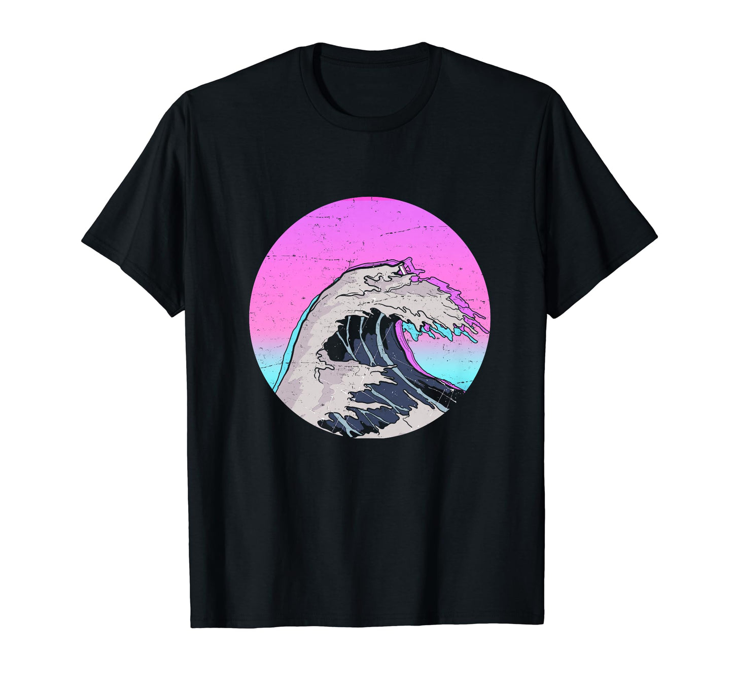 Dynamic Wave Crest Vibes Sunset Vaporwave T-Shirt - Trendy Graphic Unisex - T-Shirt, Sweatshirt, Hoodie
