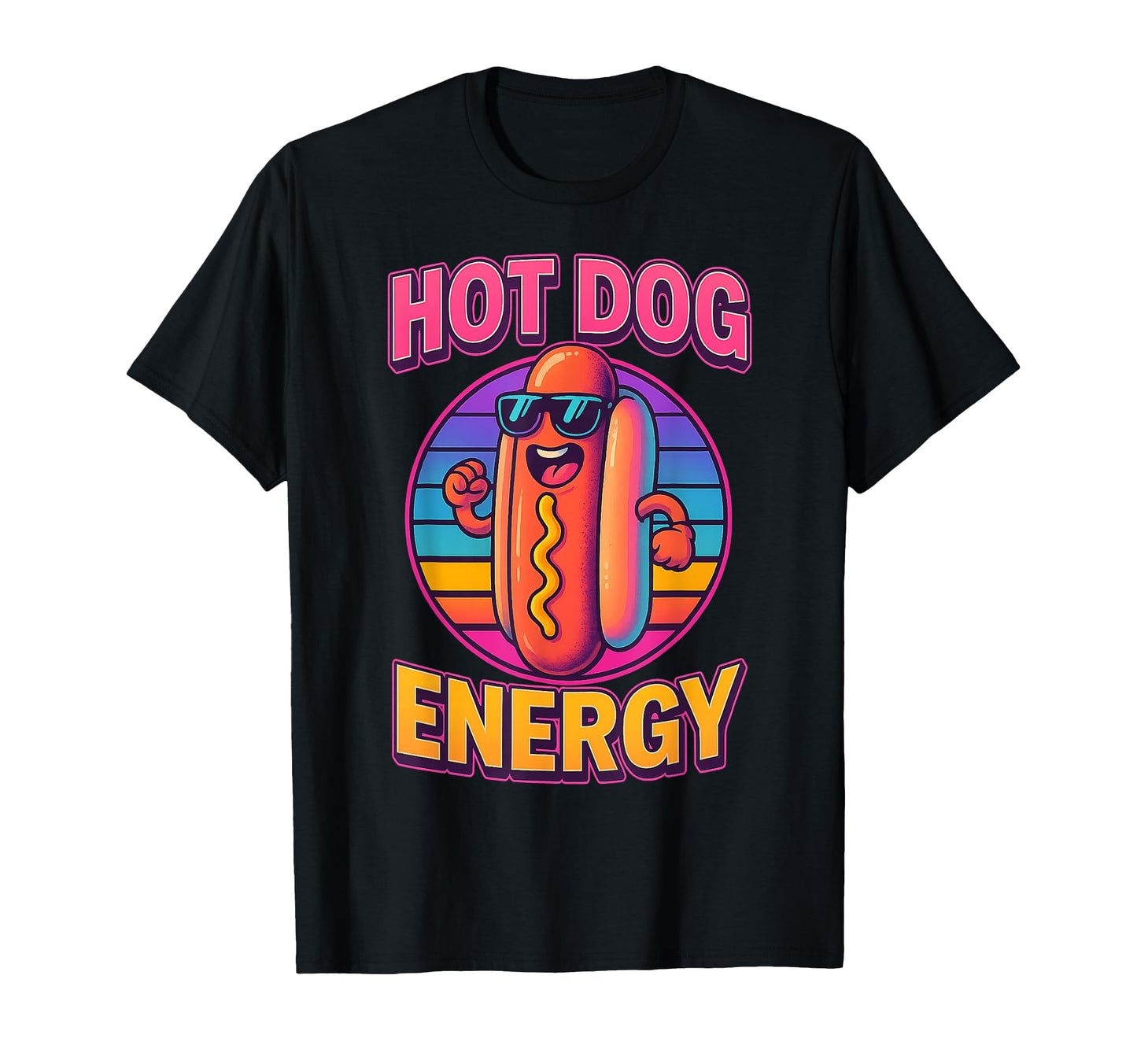 Funny Hot Dog Y2K Vaporwave Aesthetic T-Shirt - Unique Graphic Men Women - T-Shirt, Sweatshirt, Hoodie