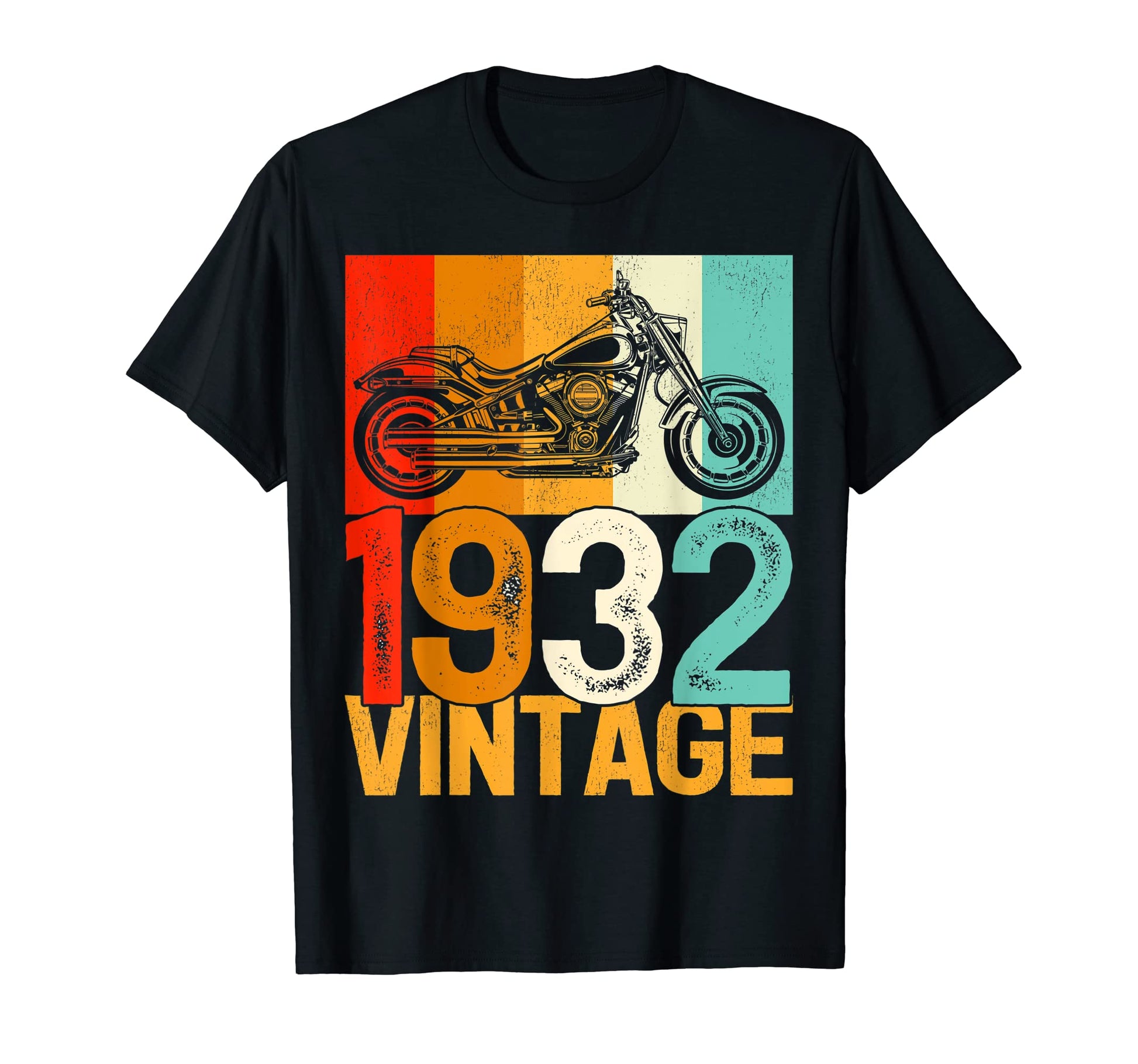 90 Years Old Motorcycle 1932 90Th T-Shirt - Novelty Apparel Men Women - T-Shirt, Sweatshirt, Hoodie