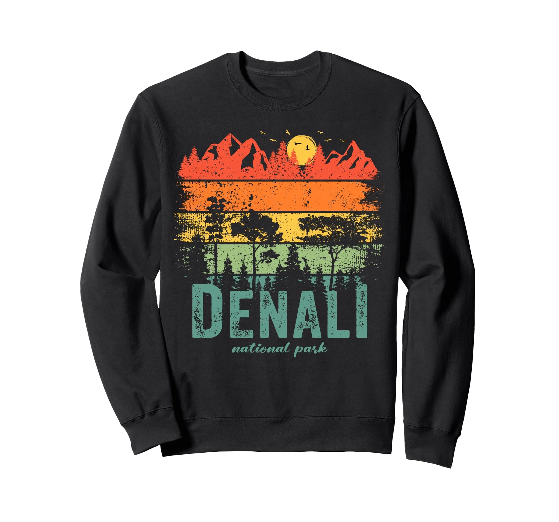 Denali National Park Us Denali Sweatshirt - Minimalist Print for Adults - T-Shirt, Sweatshirt, Hoodie