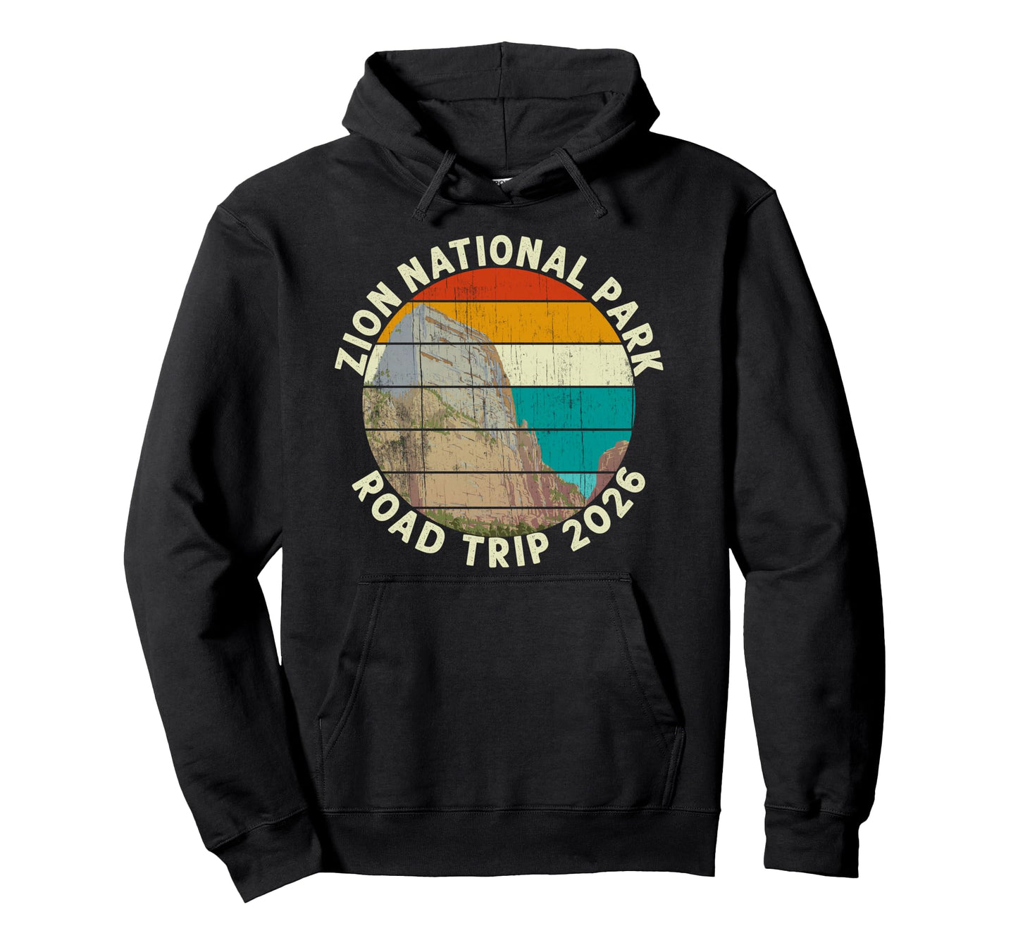 Zion National Park Road Trip 2026 Hoodie - Custom Art Print for Adults - T-Shirt, Sweatshirt, Hoodie