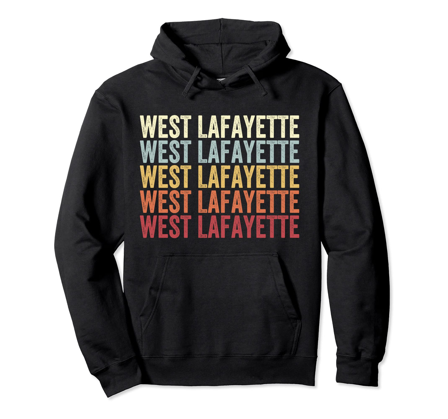 West Lafayette Indiana West Lafayette Hoodie - Minimalist Print Men Women - T-Shirt, Sweatshirt, Hoodie