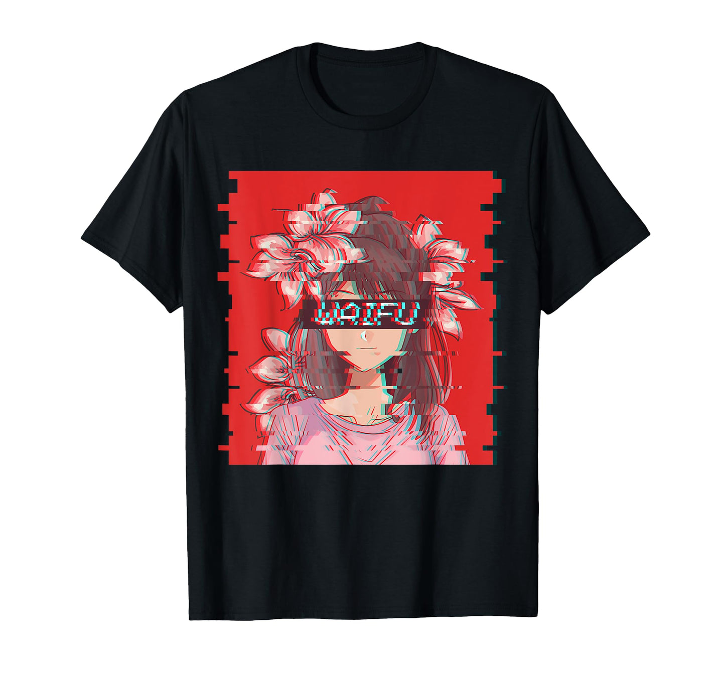 Waifu Anime Japanese Aesthetic Vaporwave T-Shirt - Graphic Print Men Women - T-Shirt, Sweatshirt, Hoodie