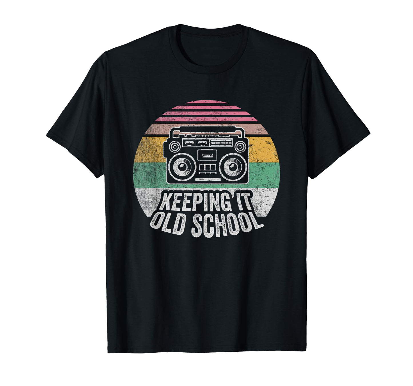 80S 90S Boombox Keeping It Old T-Shirt - Aesthetic Graphic for Adults - T-Shirt, Sweatshirt, Hoodie