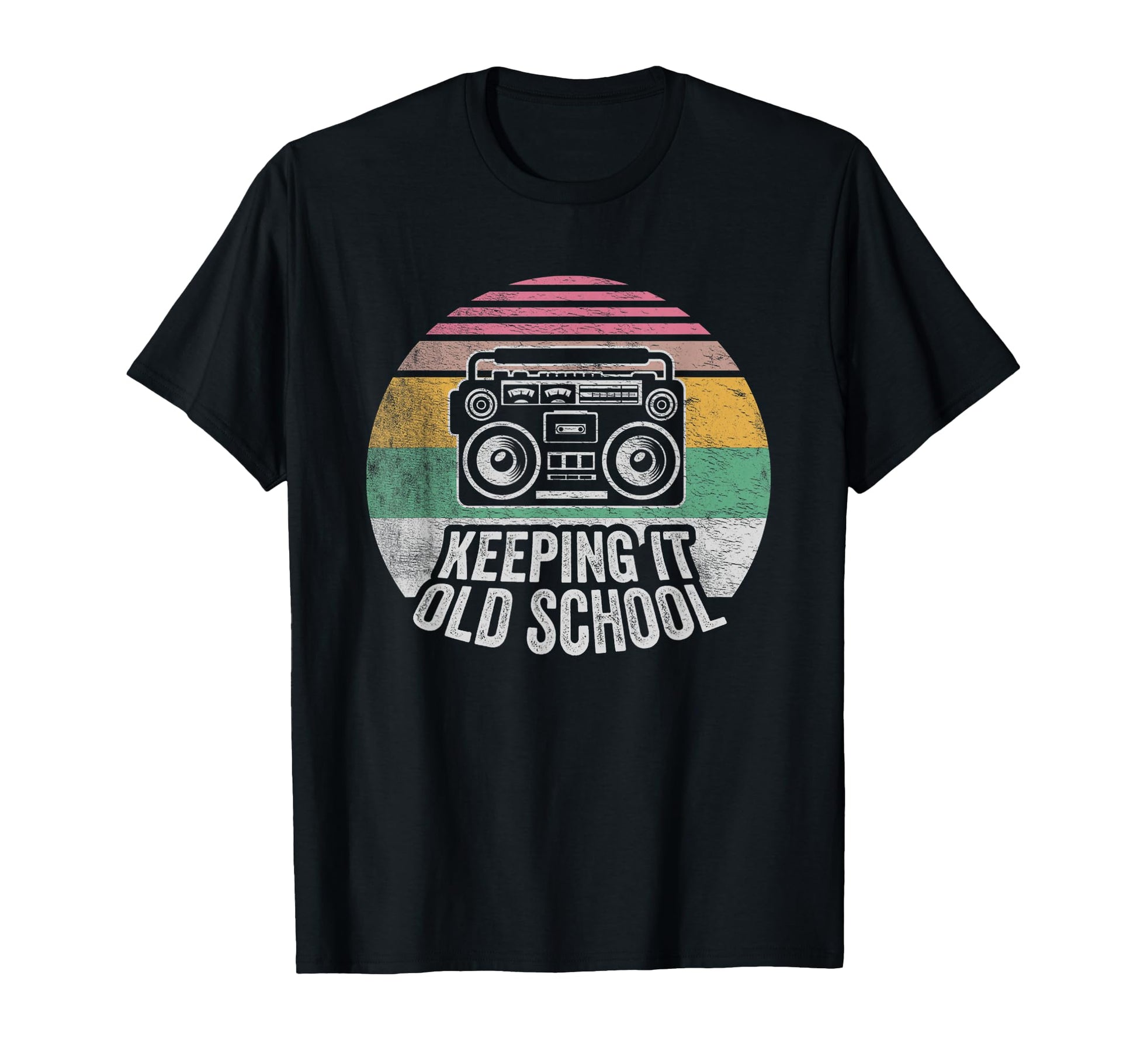 80S 90S Boombox Keeping It Old T-Shirt - Aesthetic Graphic for Adults - T-Shirt, Sweatshirt, Hoodie