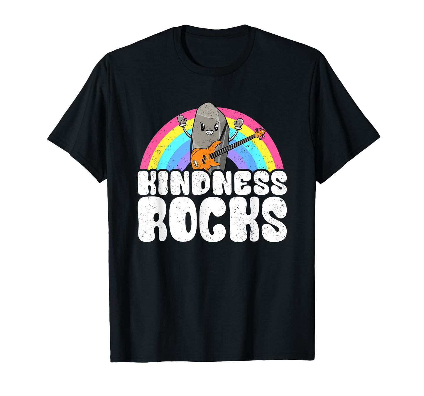 Anti Bullying Rainbow Music Teacher T-Shirt - Minimalist Print Unisex - T-Shirt, Sweatshirt, Hoodie