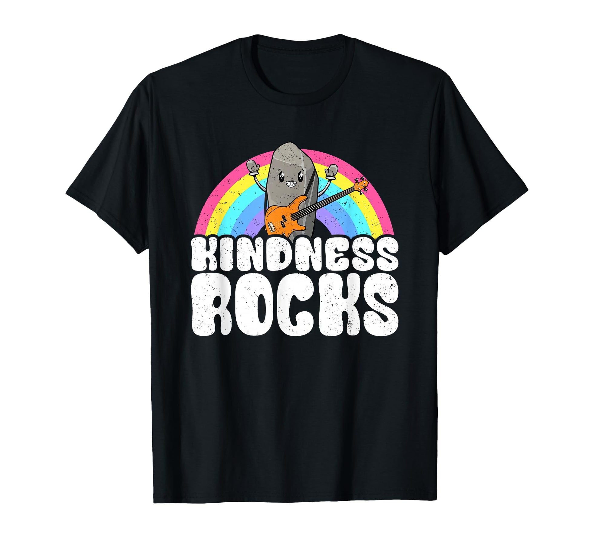 Anti Bullying Rainbow Music Teacher T-Shirt - Minimalist Print Unisex - T-Shirt, Sweatshirt, Hoodie