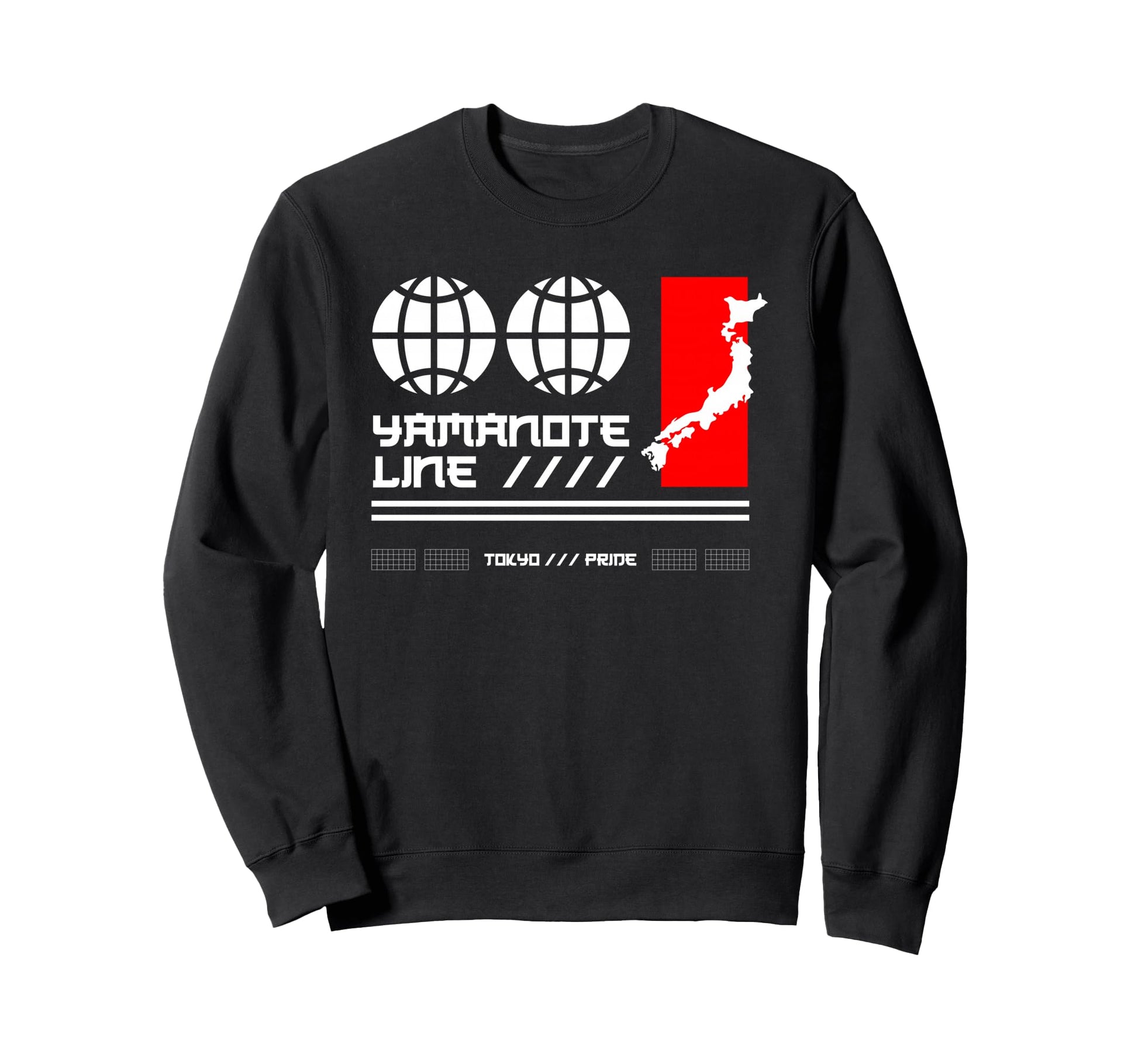 Yamanote Line Japan Anime Aesthetic Sweatshirt - Fun Novelty Design Unisex - T-Shirt, Sweatshirt, Hoodie