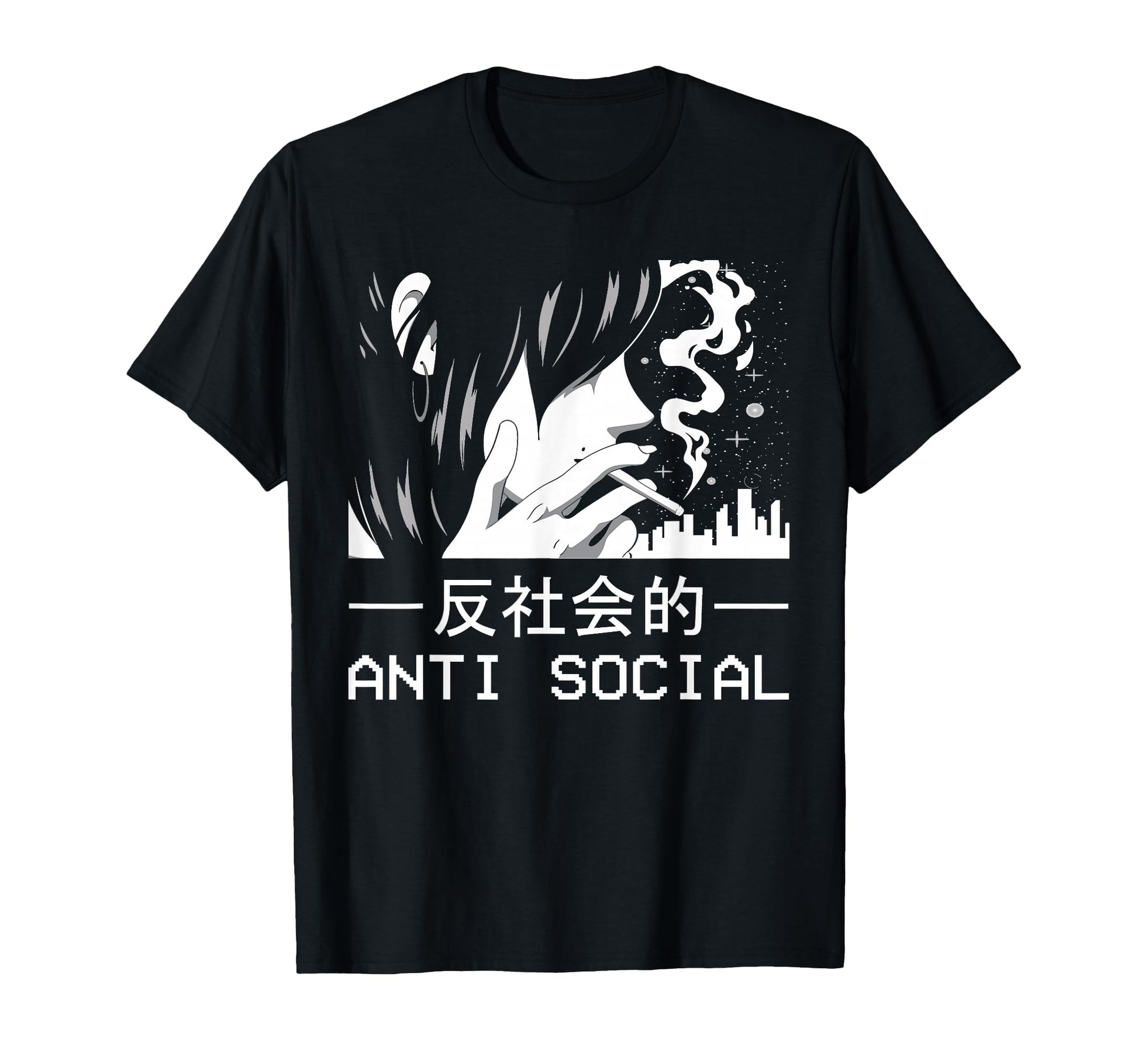 Alt Indie Aesthetic Egirl Eboy Anime T-Shirt - Fun Novelty Design Unisex - T-Shirt, Sweatshirt, Hoodie