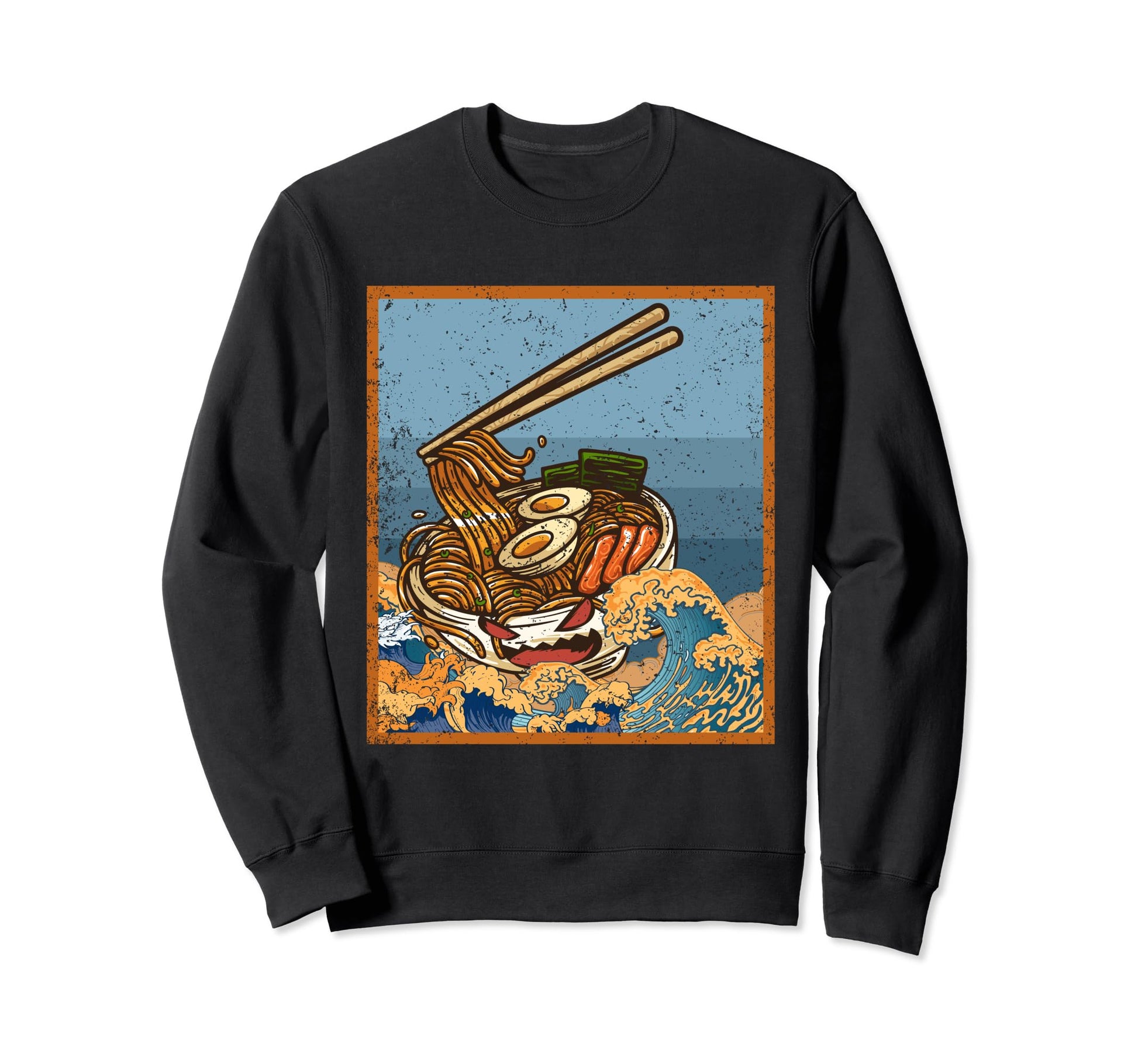 Glitch Anime Aesthetic Japan Grunge Sweatshirt - Unique Graphic Men Women - T-Shirt, Sweatshirt, Hoodie