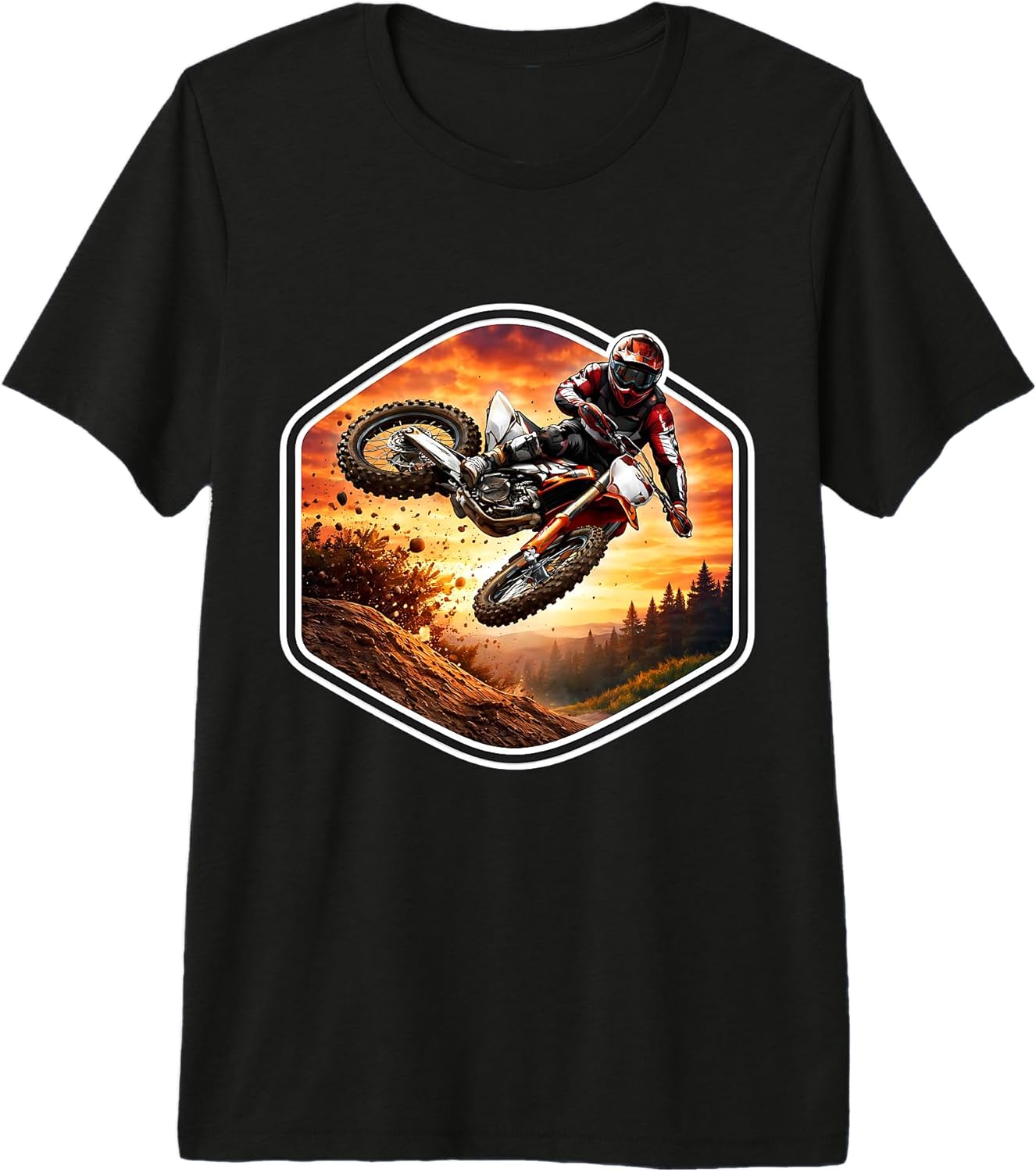 Dirt Bike Rider Motocross Lover Motorbike Merch - Adult & Kids T-Shirts, Sweatshirts & Hoodies apparel design preview 1