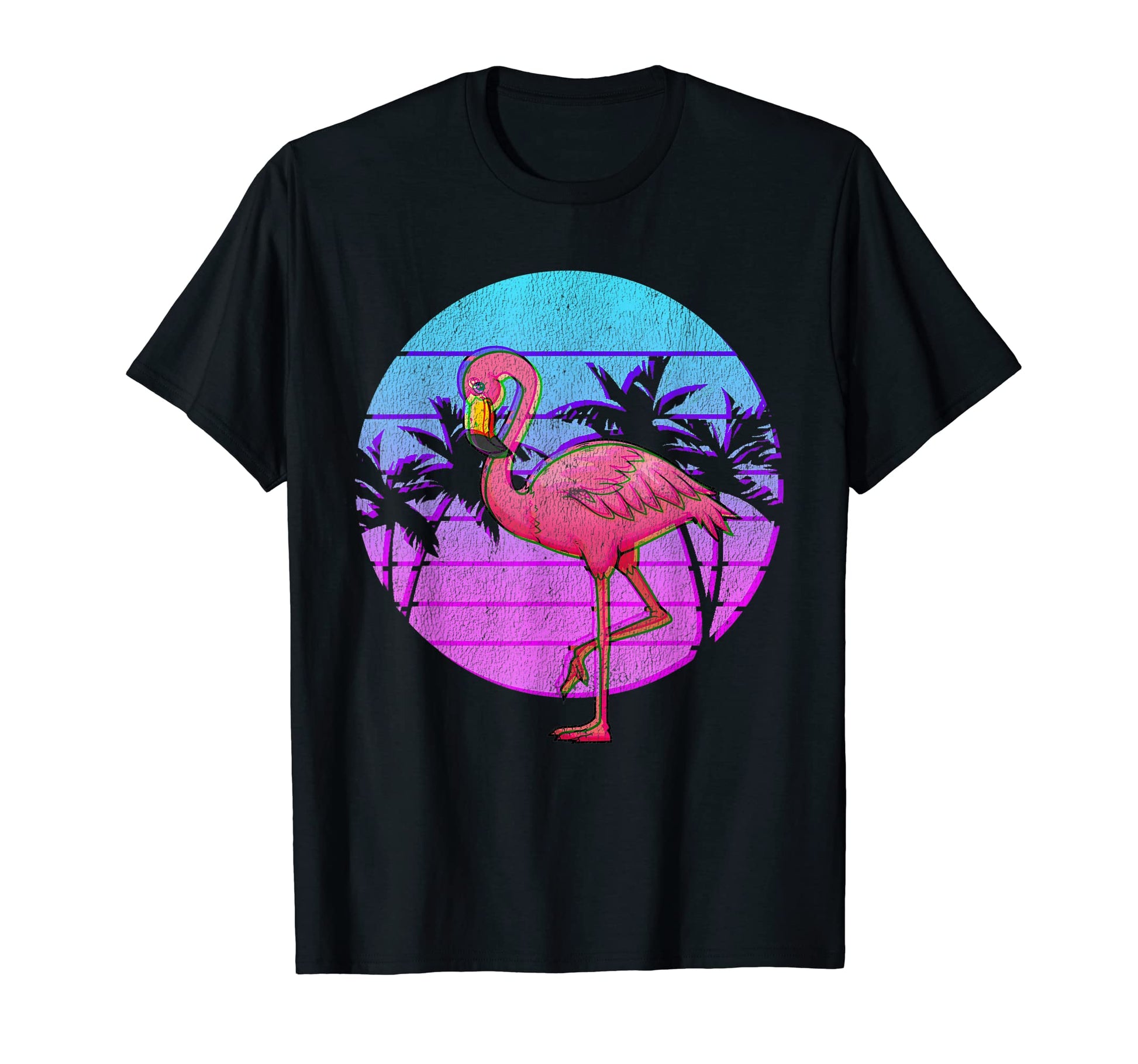 Flamingo Japanese Otaku Grunge T-Shirt - Aesthetic Graphic Men Women - T-Shirt, Sweatshirt, Hoodie