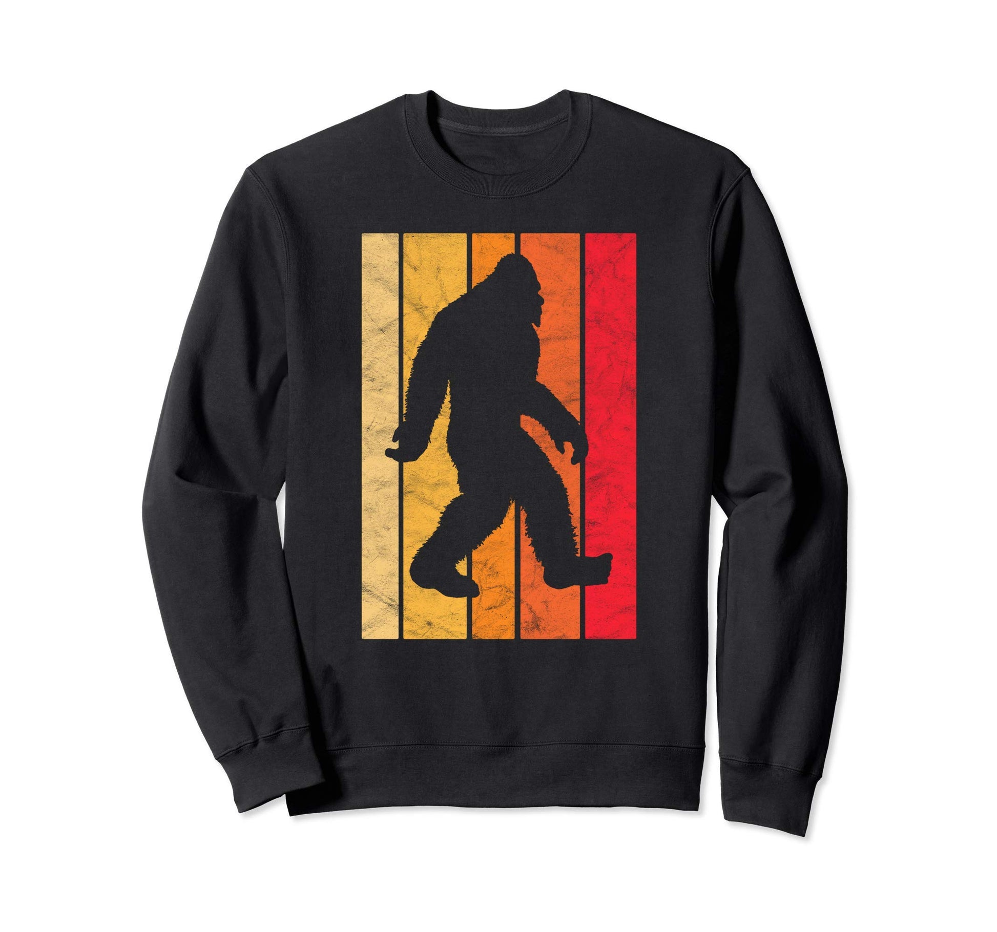 Bigfoot 80S Rainbow Eighties Sweatshirt - Streetwear Style for Adults - T-Shirt, Sweatshirt, Hoodie
