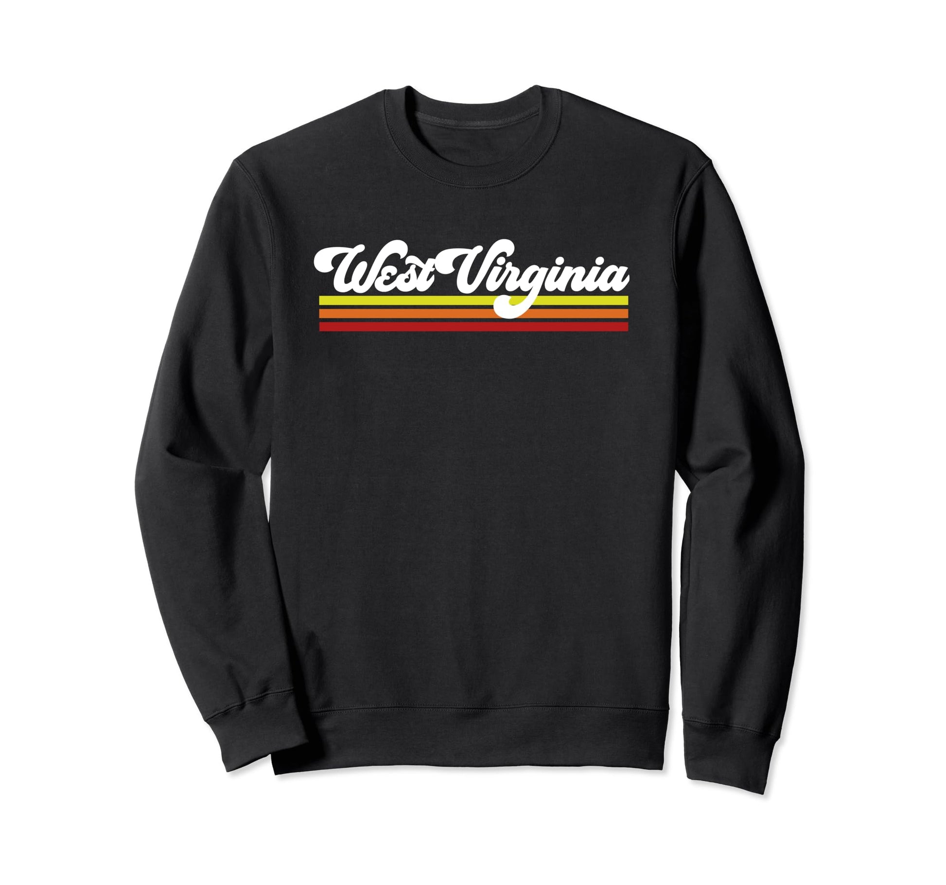 1970S 1980S West Virginia Sweatshirt - Trendy Graphic for Adults - T-Shirt, Sweatshirt, Hoodie