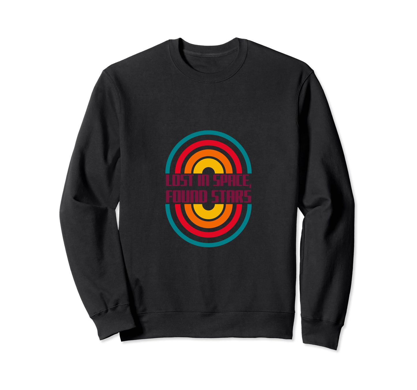 Space Rainbow Lost Space Found Sweatshirt - Aesthetic Graphic Men Women - T-Shirt, Sweatshirt, Hoodie
