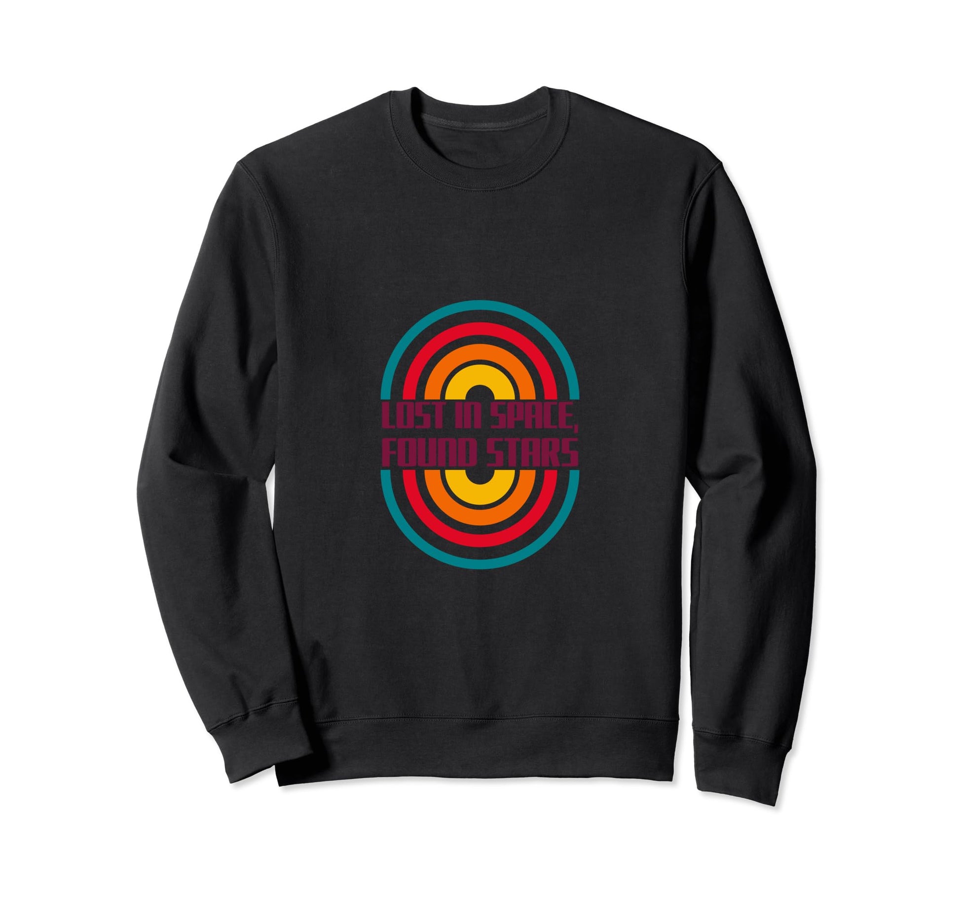 Space Rainbow Lost Space Found Sweatshirt - Aesthetic Graphic Men Women - T-Shirt, Sweatshirt, Hoodie