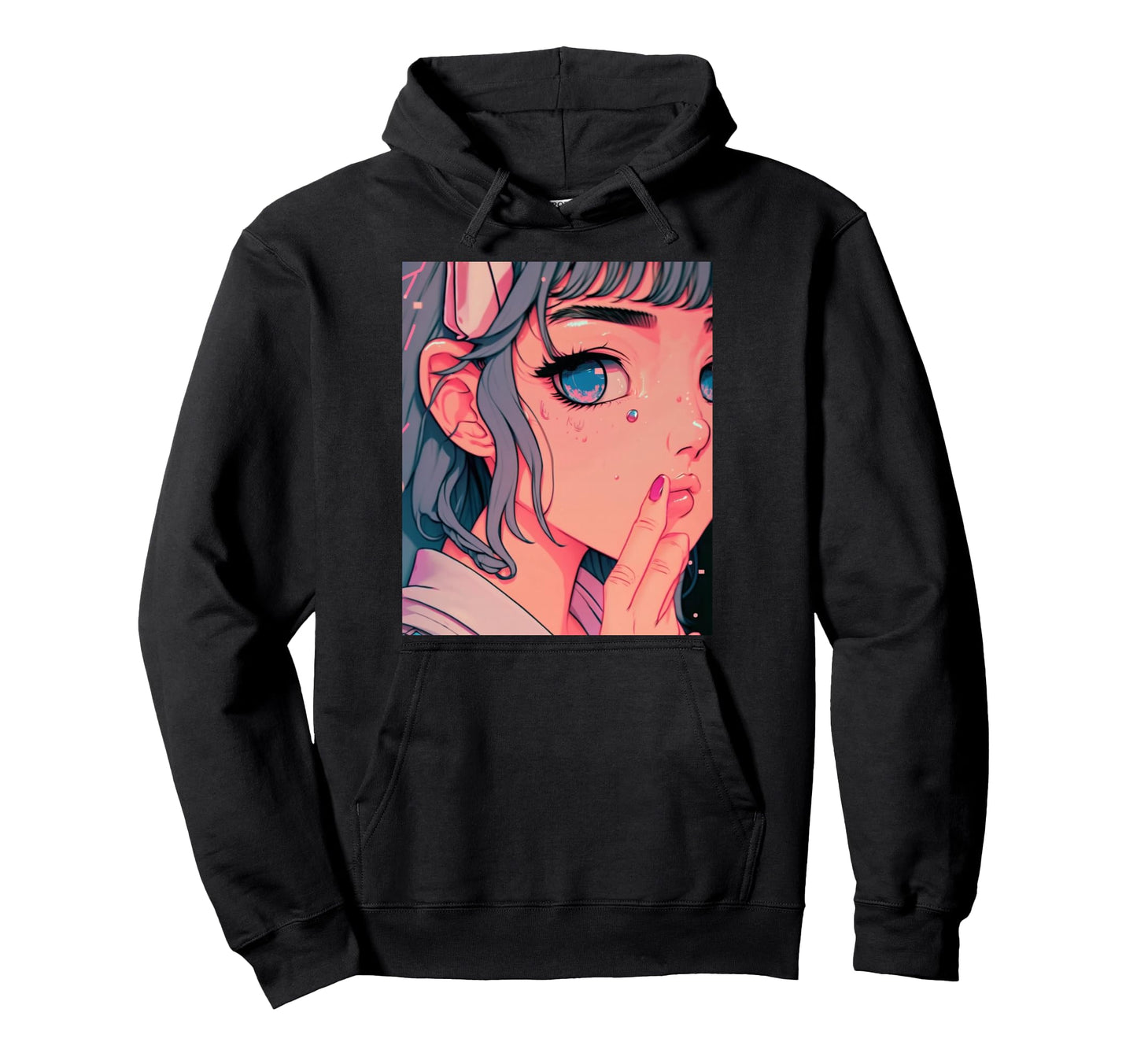 Anime Vaporwave Egirl Aesthetic Japanese Hoodie - Trendy Graphic Men Women - T-Shirt, Sweatshirt, Hoodie