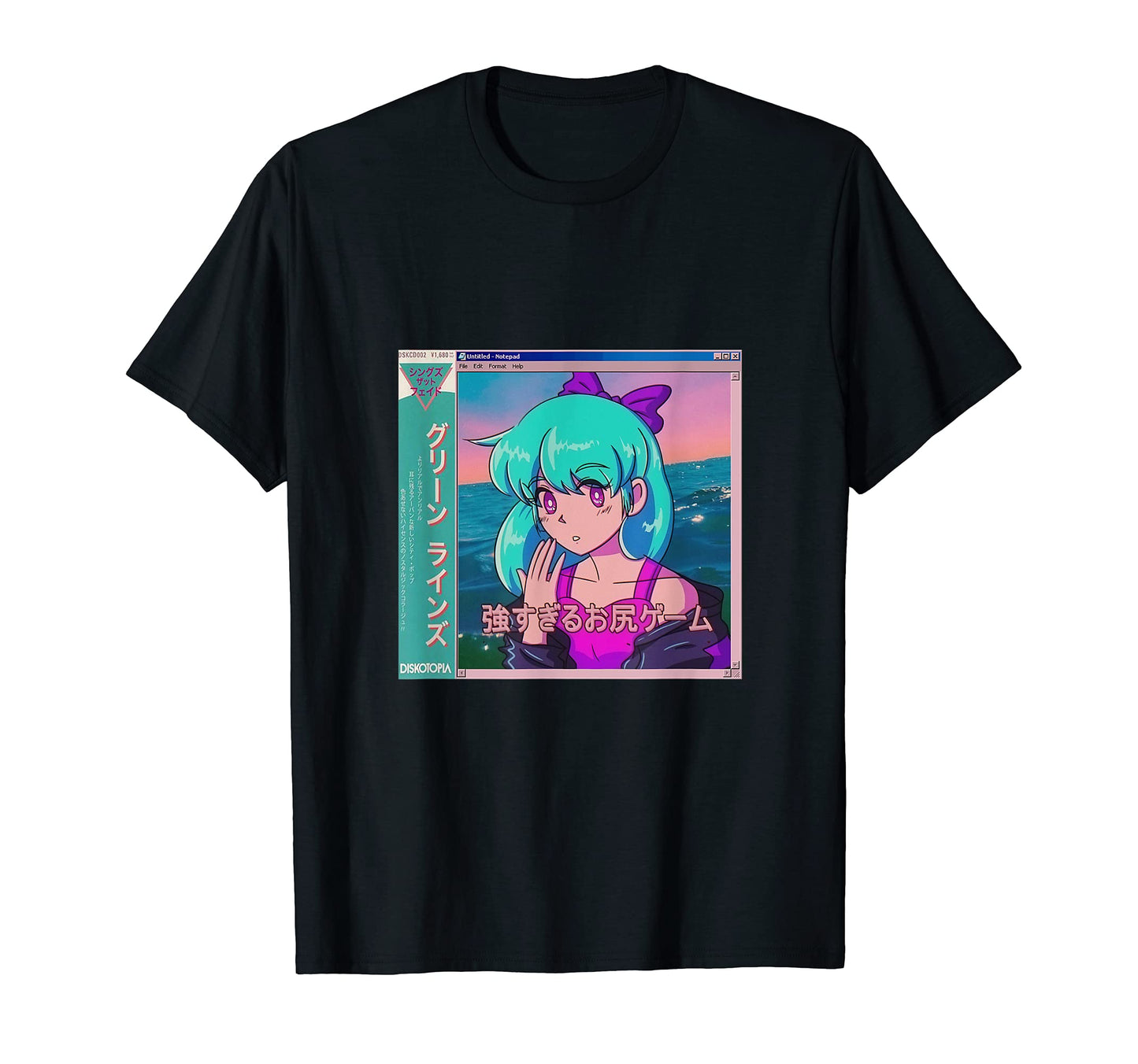 Vaporwave Anime Aesthetic 80S T-Shirt - Streetwear Style Men Women - T-Shirt, Sweatshirt, Hoodie