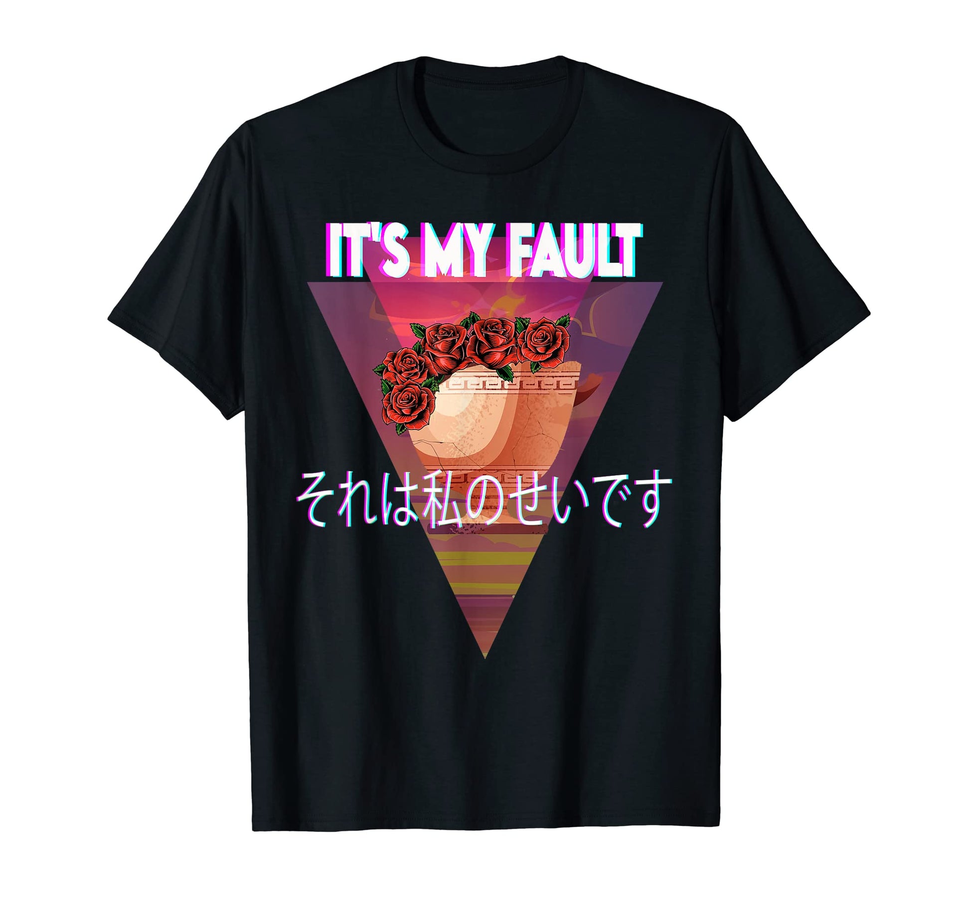 Its My Fault Vaporwave Aesthetic T-Shirt - Casual Everyday Wear Men Women - T-Shirt, Sweatshirt, Hoodie