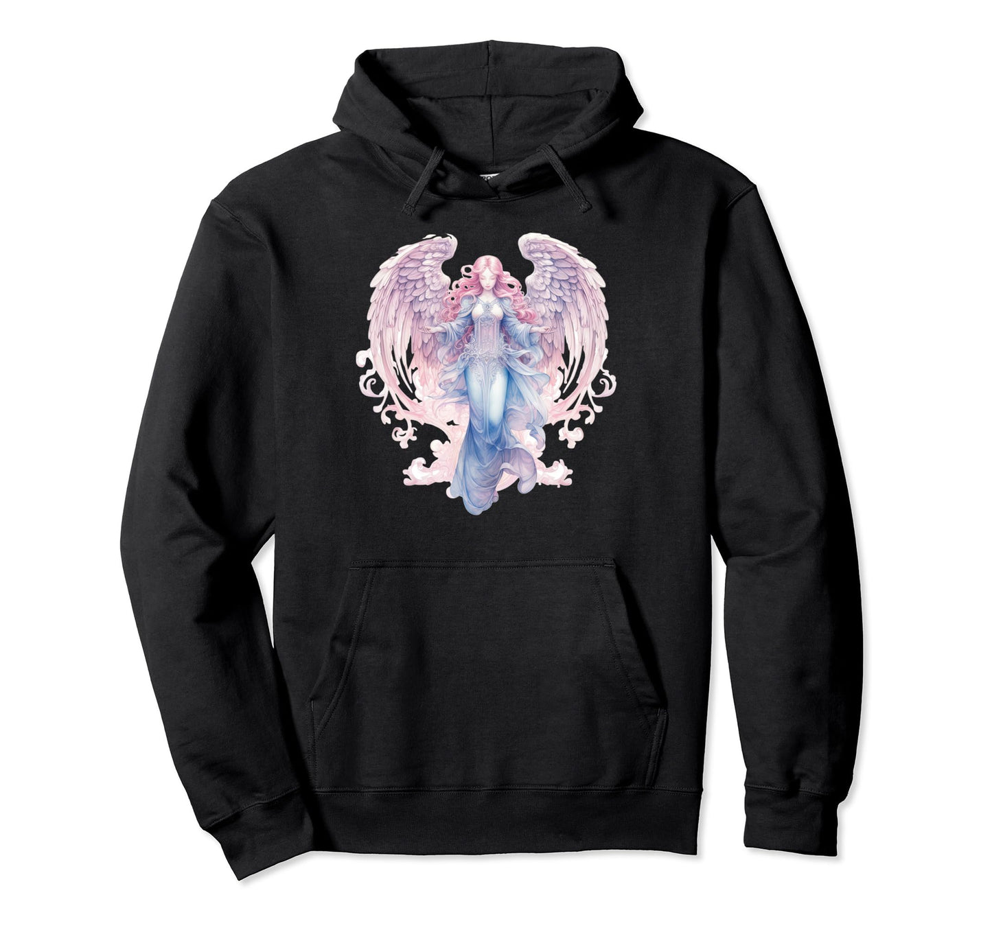 Virgo Zodiac Sign Angel Vaporwave Hoodie - Fun Novelty Design Unisex - T-Shirt, Sweatshirt, Hoodie