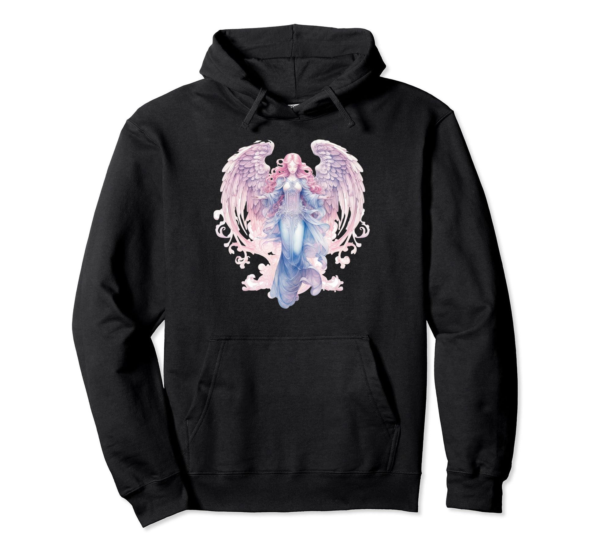 Virgo Zodiac Sign Angel Vaporwave Hoodie - Fun Novelty Design Unisex - T-Shirt, Sweatshirt, Hoodie