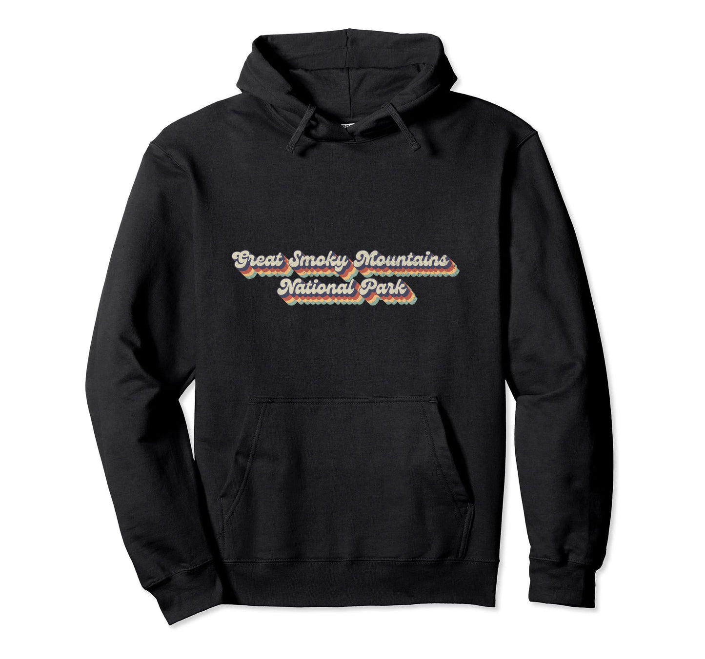 70S 80S Usa National Park Great Smoky Hoodie - Trendy Graphic Unisex - T-Shirt, Sweatshirt, Hoodie