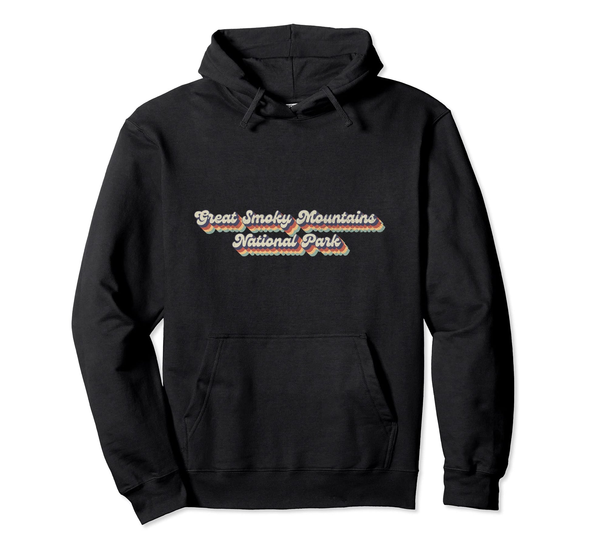 70S 80S Usa National Park Great Smoky Hoodie - Trendy Graphic Unisex - T-Shirt, Sweatshirt, Hoodie