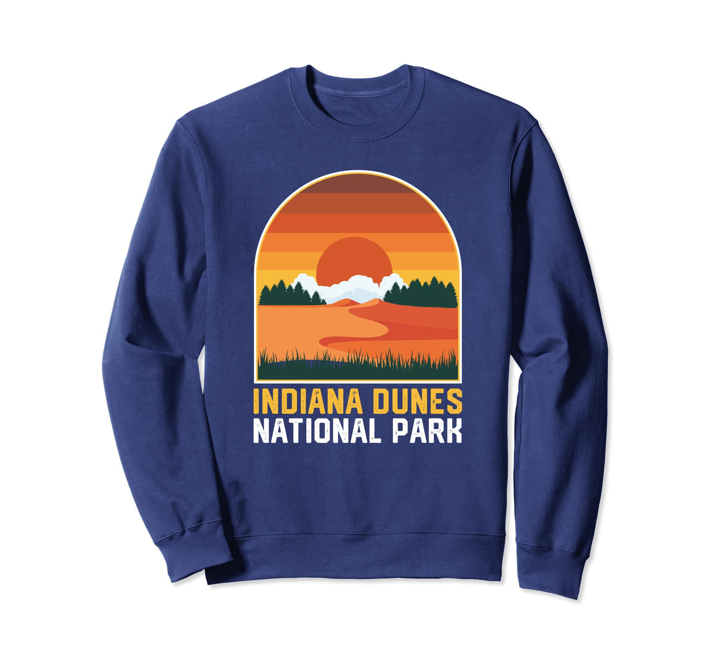 Indiana Dunes National Park Sunset Sweatshirt - Unique Graphic Men Women - T-Shirt, Sweatshirt, Hoodie